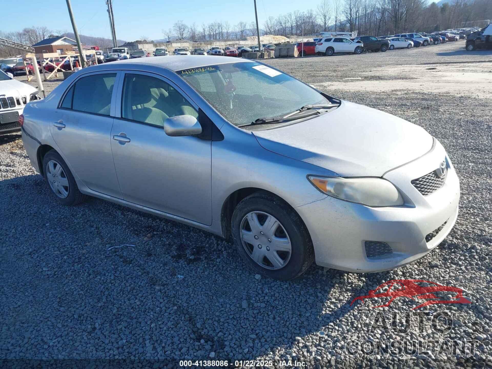 TOYOTA COROLLA 2009 - 2T1BU40E09C142318