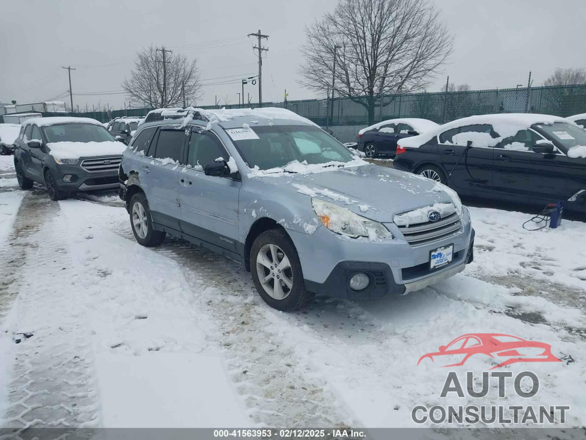 SUBARU OUTBACK 2013 - 4S4BRBJCXD3315567