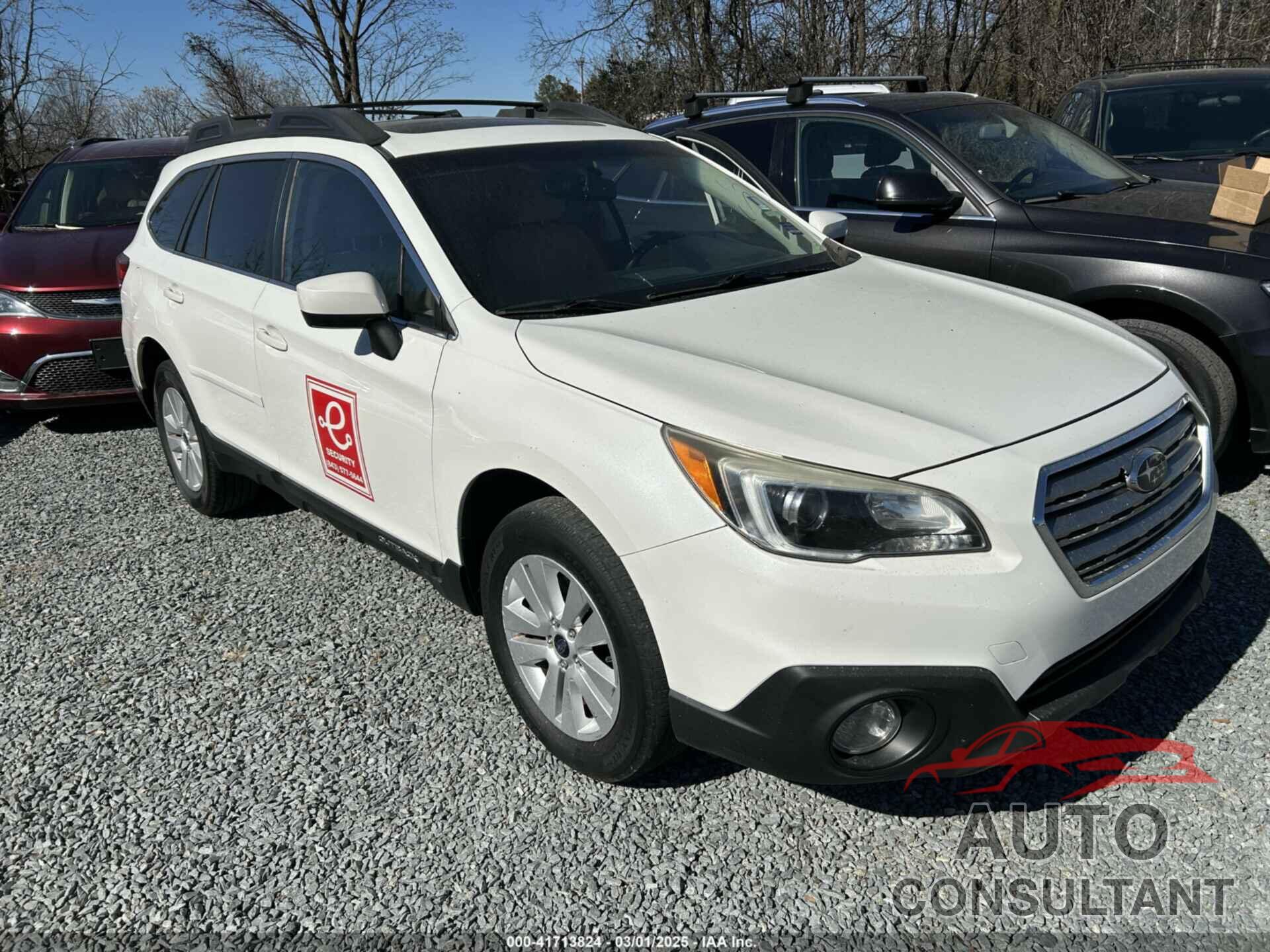 SUBARU OUTBACK 2016 - 4S4BSADC1G3323393