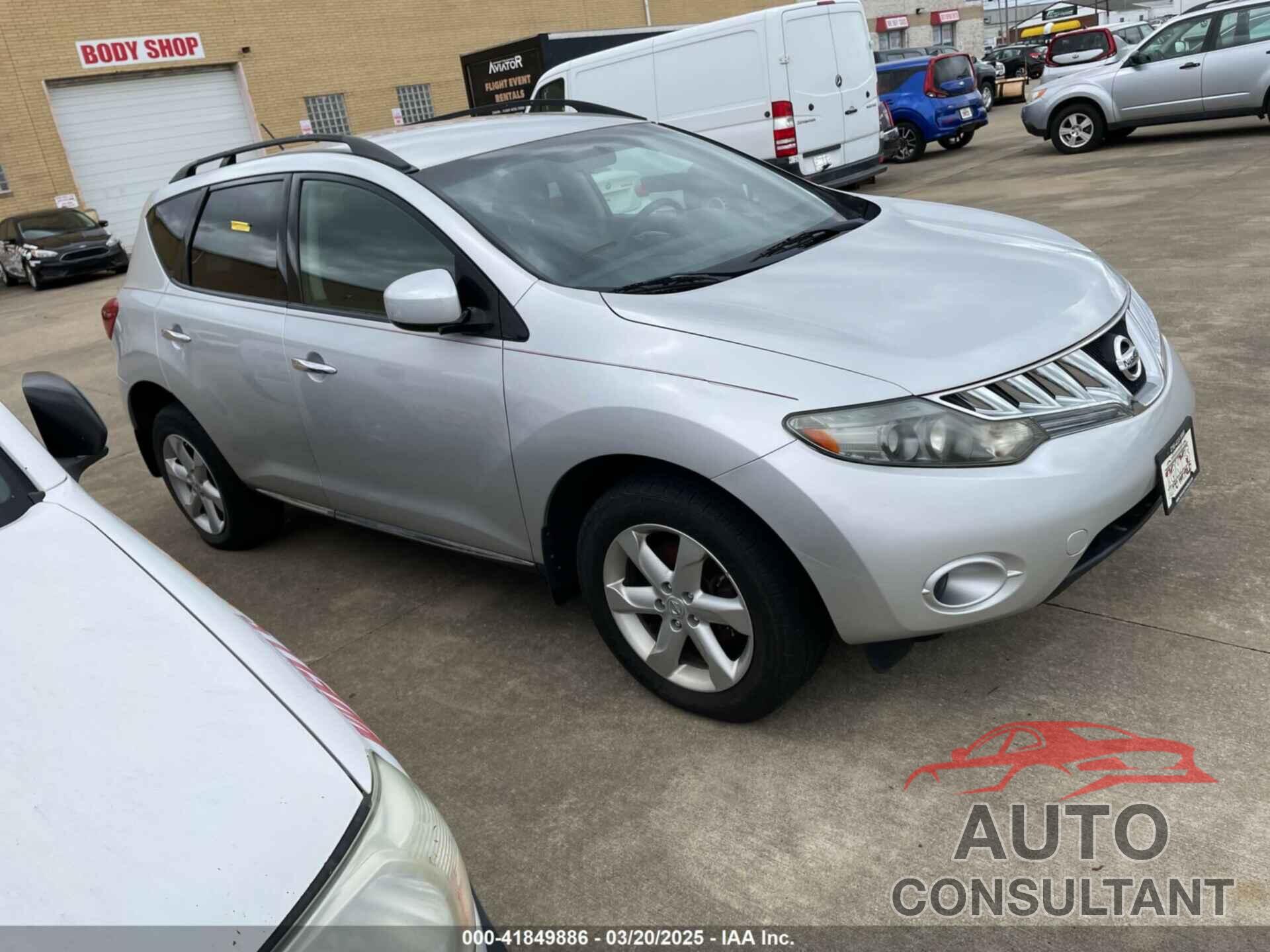 NISSAN MURANO 2009 - JN8AZ18W79W150517
