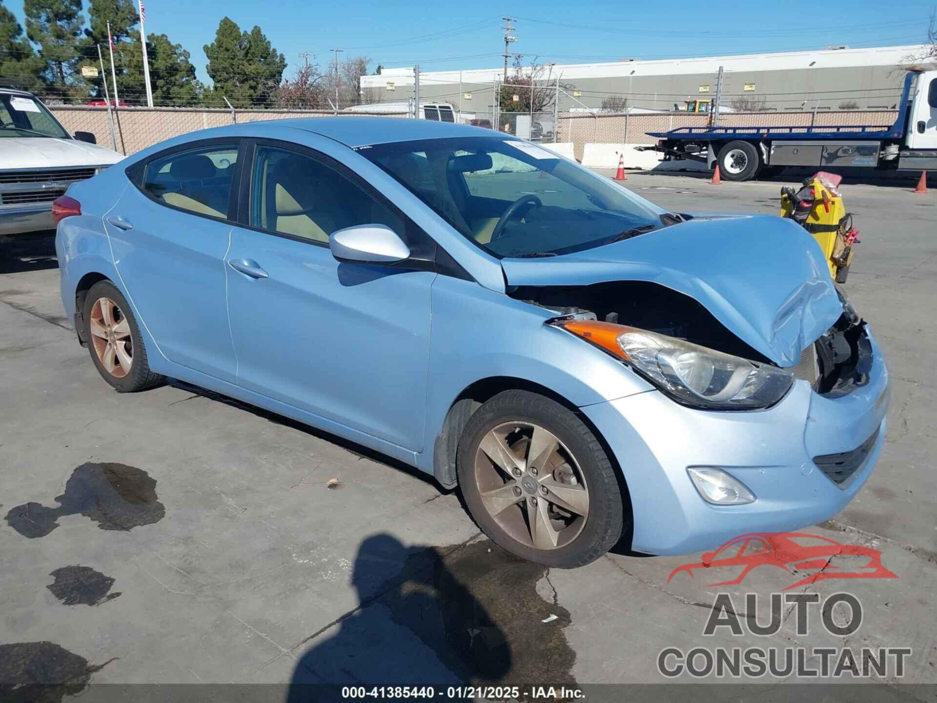 HYUNDAI ELANTRA 2013 - KMHDH4AE5DU806664