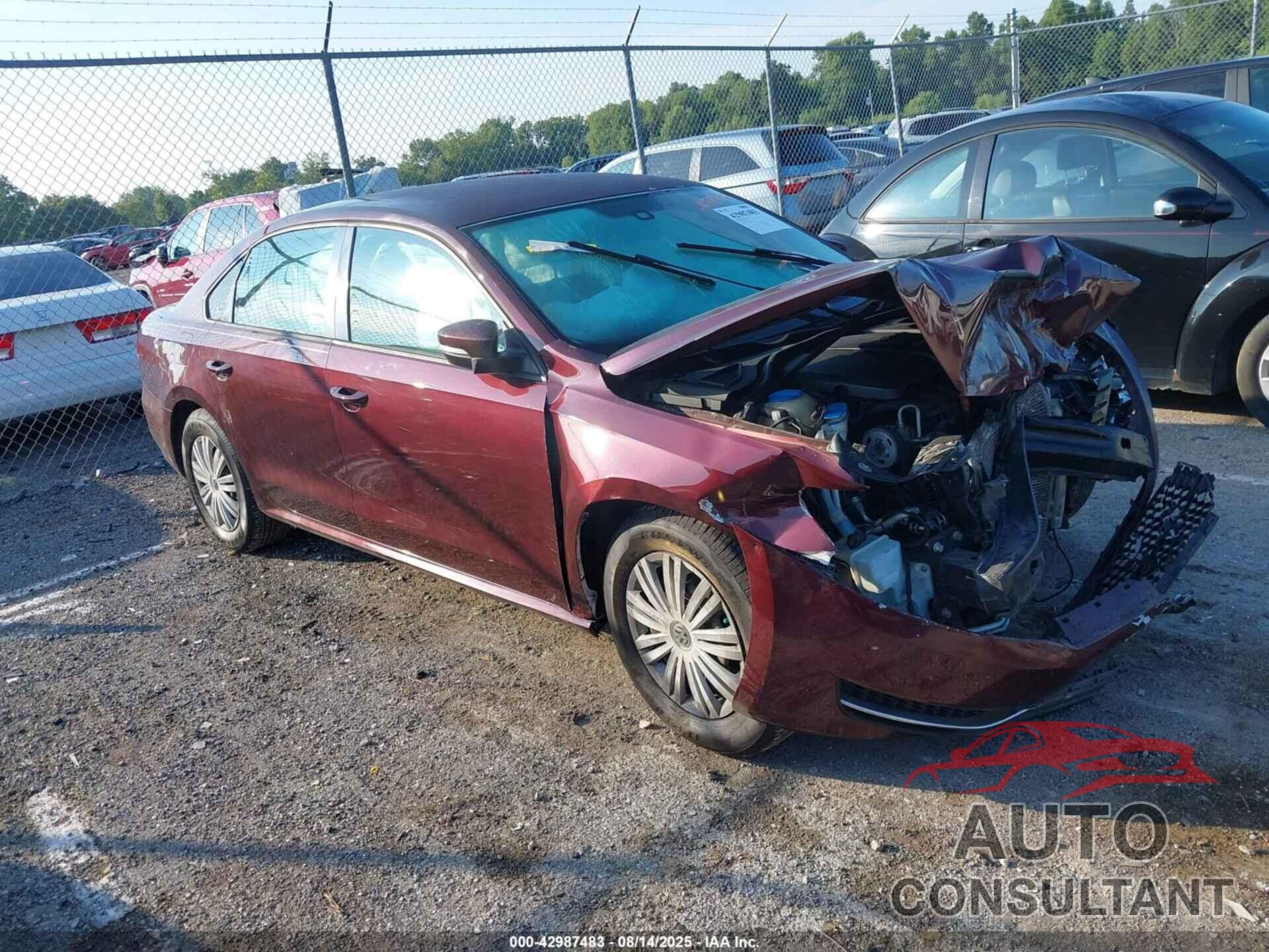 VOLKSWAGEN PASSAT 2014 - 1VWAP7A31EC005955