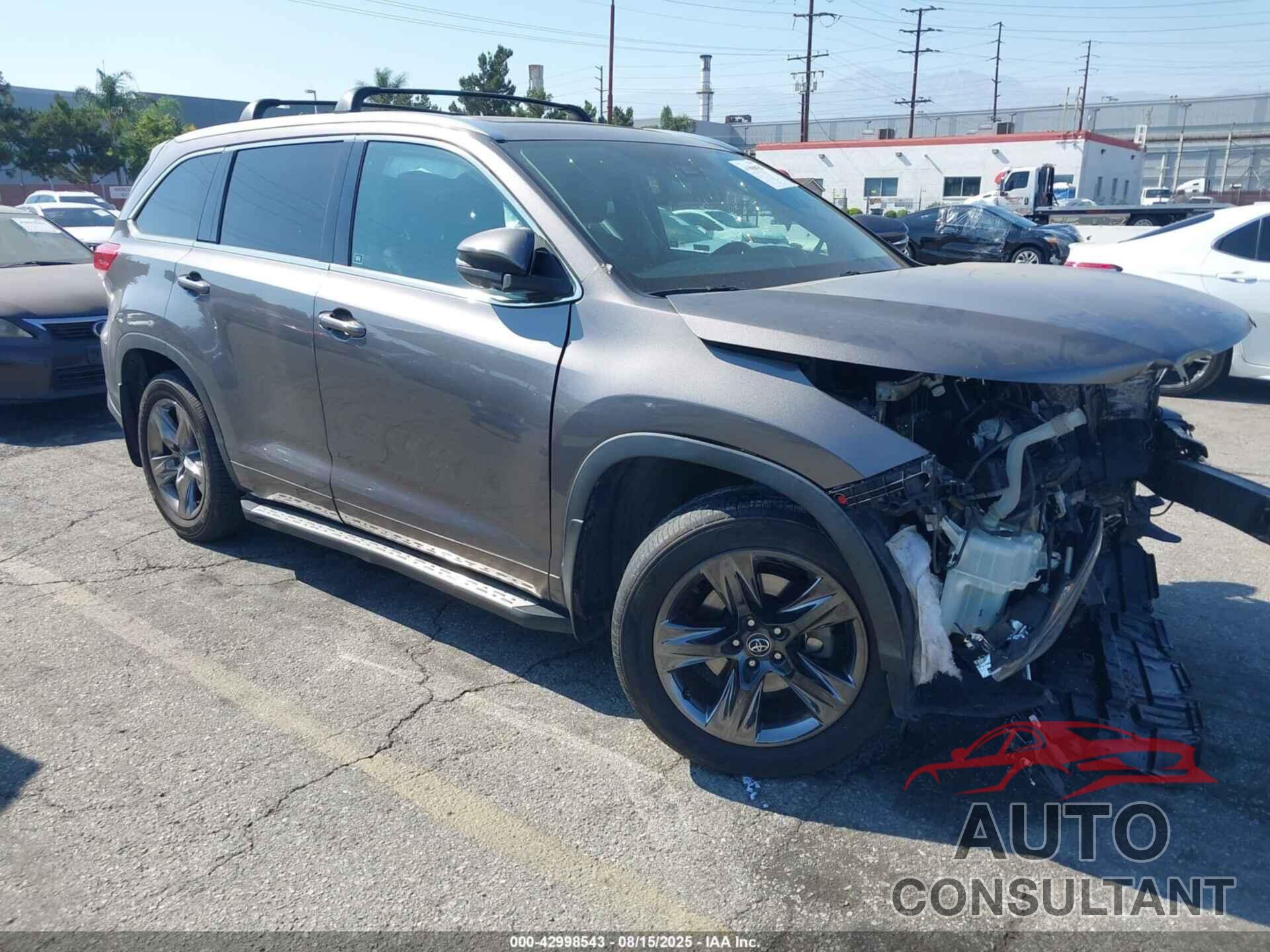 TOYOTA HIGHLANDER 2017 - 5TDYZRFH6HS209939