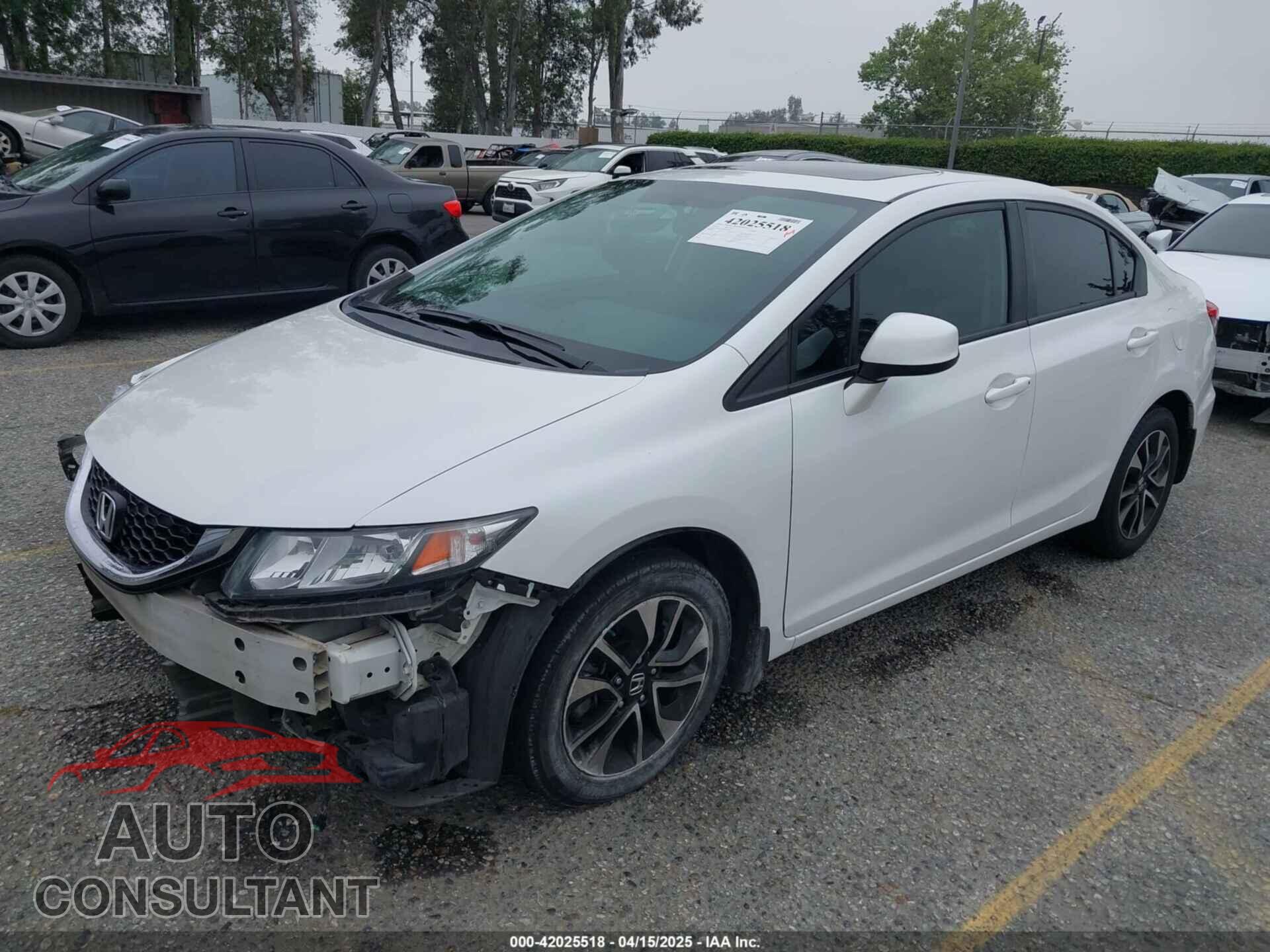 HONDA CIVIC 2013 - 19XFB2F94DE258895