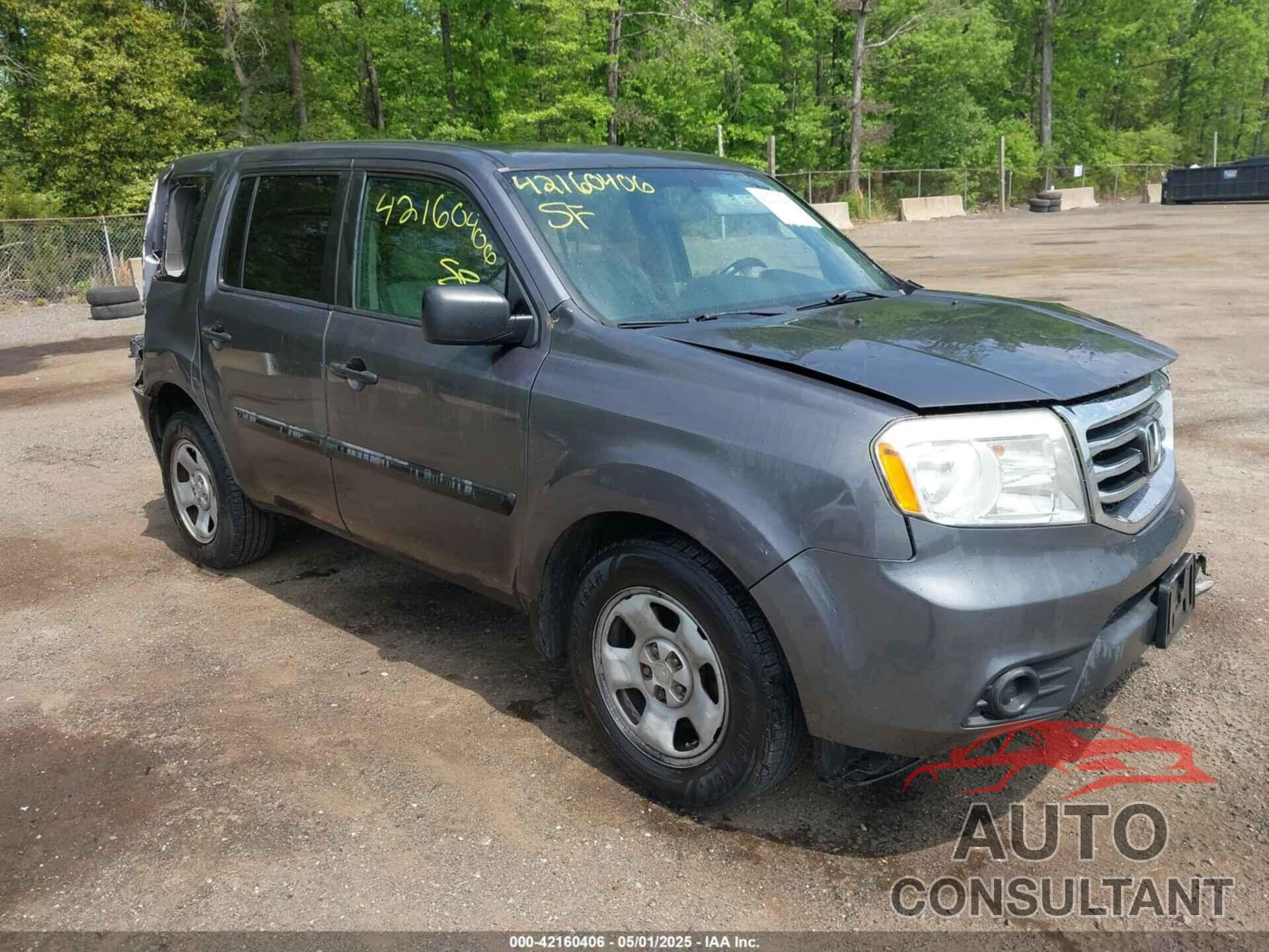 HONDA PILOT 2014 - 5FNYF4H20EB050257