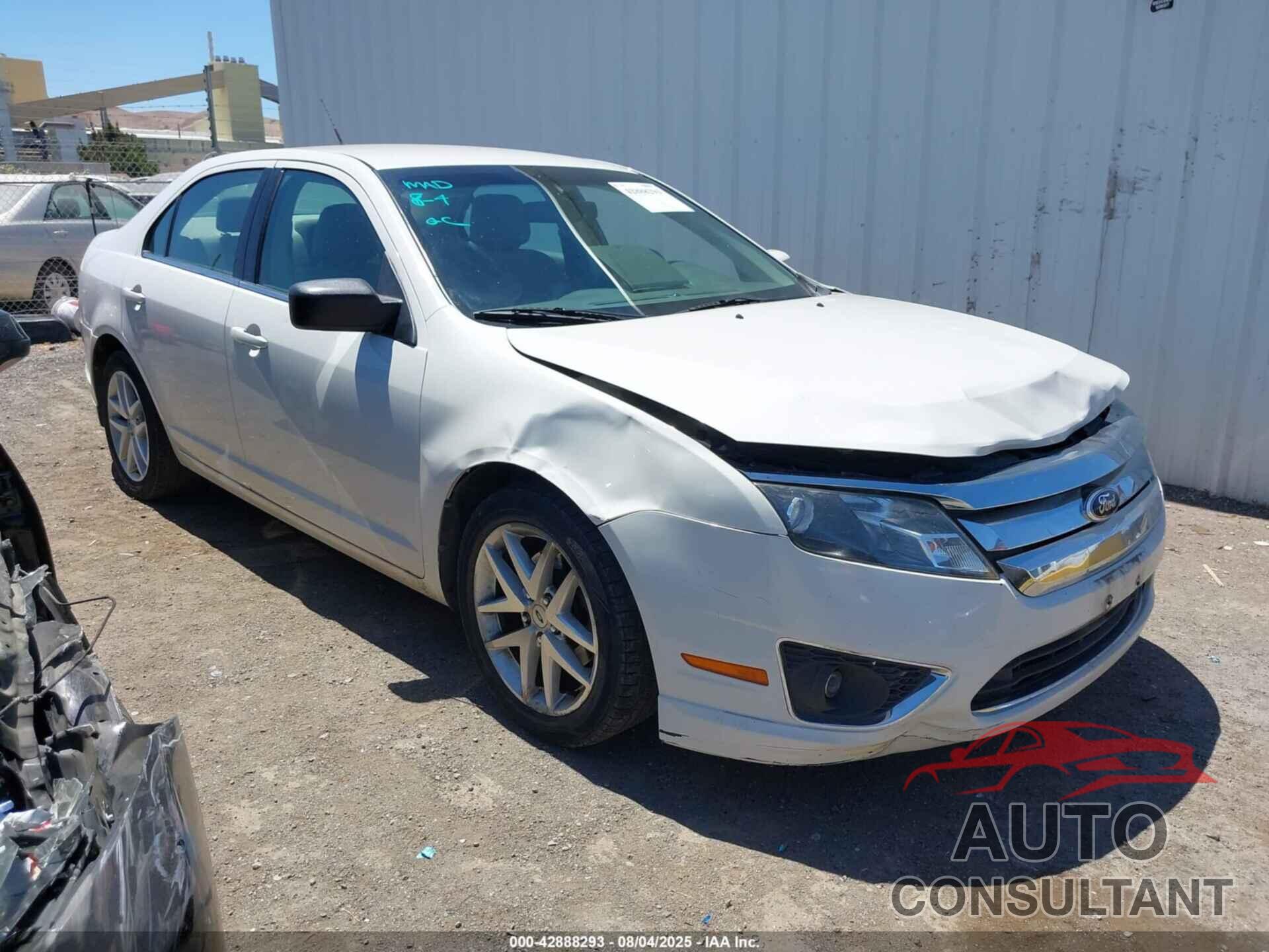 FORD FUSION 2012 - 3FAHP0JA0CR450652