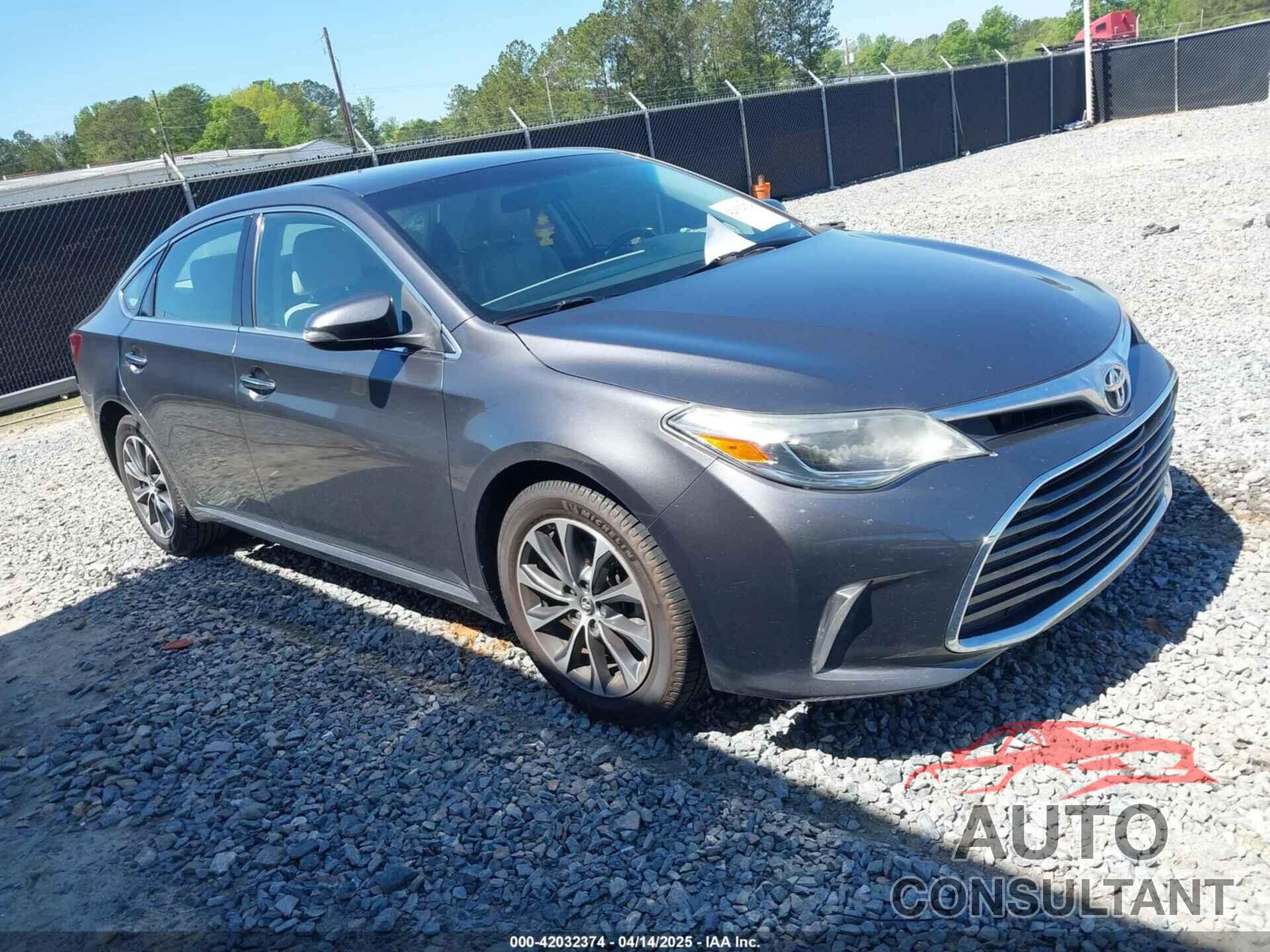 TOYOTA AVALON 2016 - 4T1BK1EB4GU208979