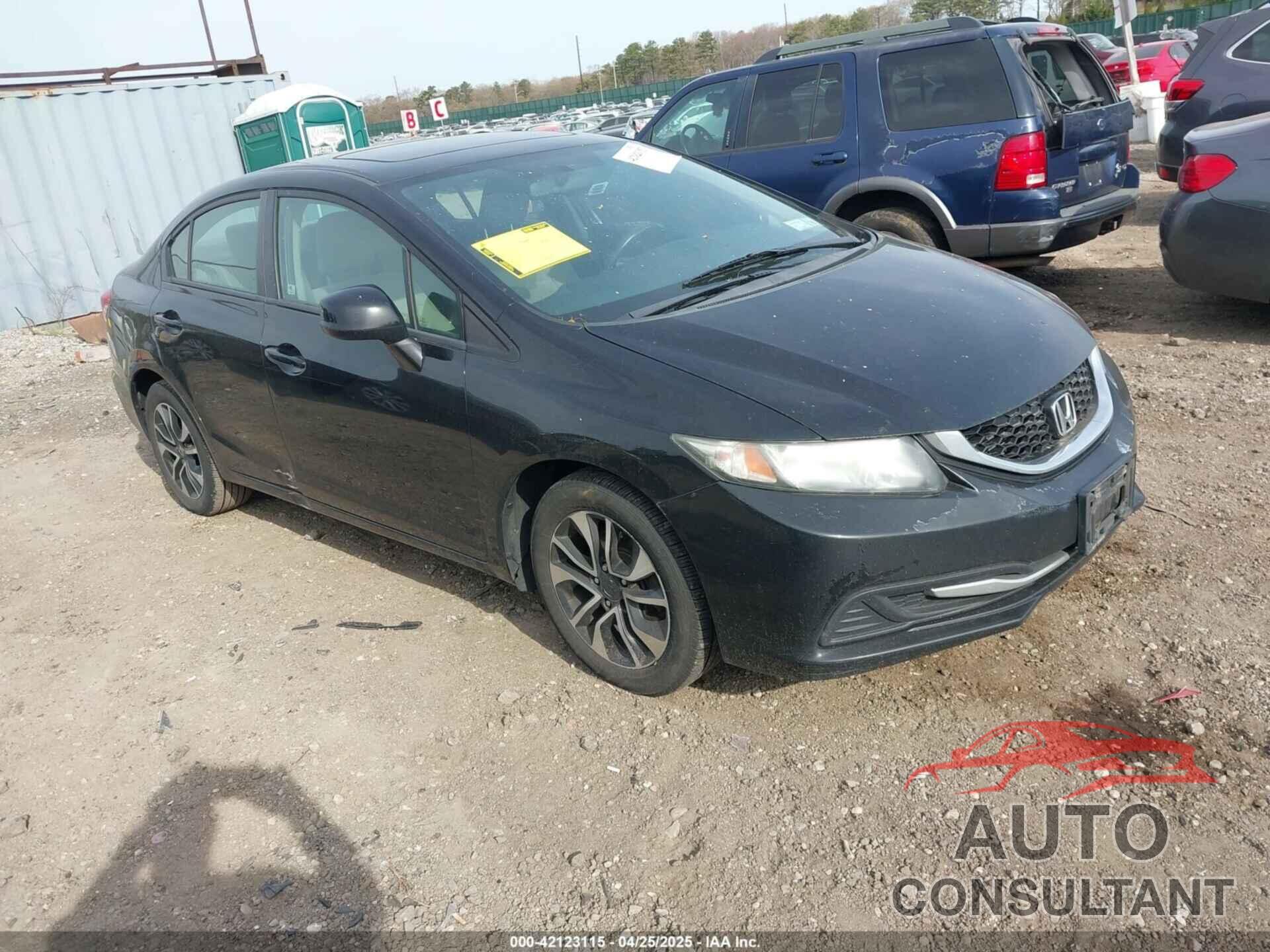 HONDA CIVIC 2013 - 19XFB2F86DE280520