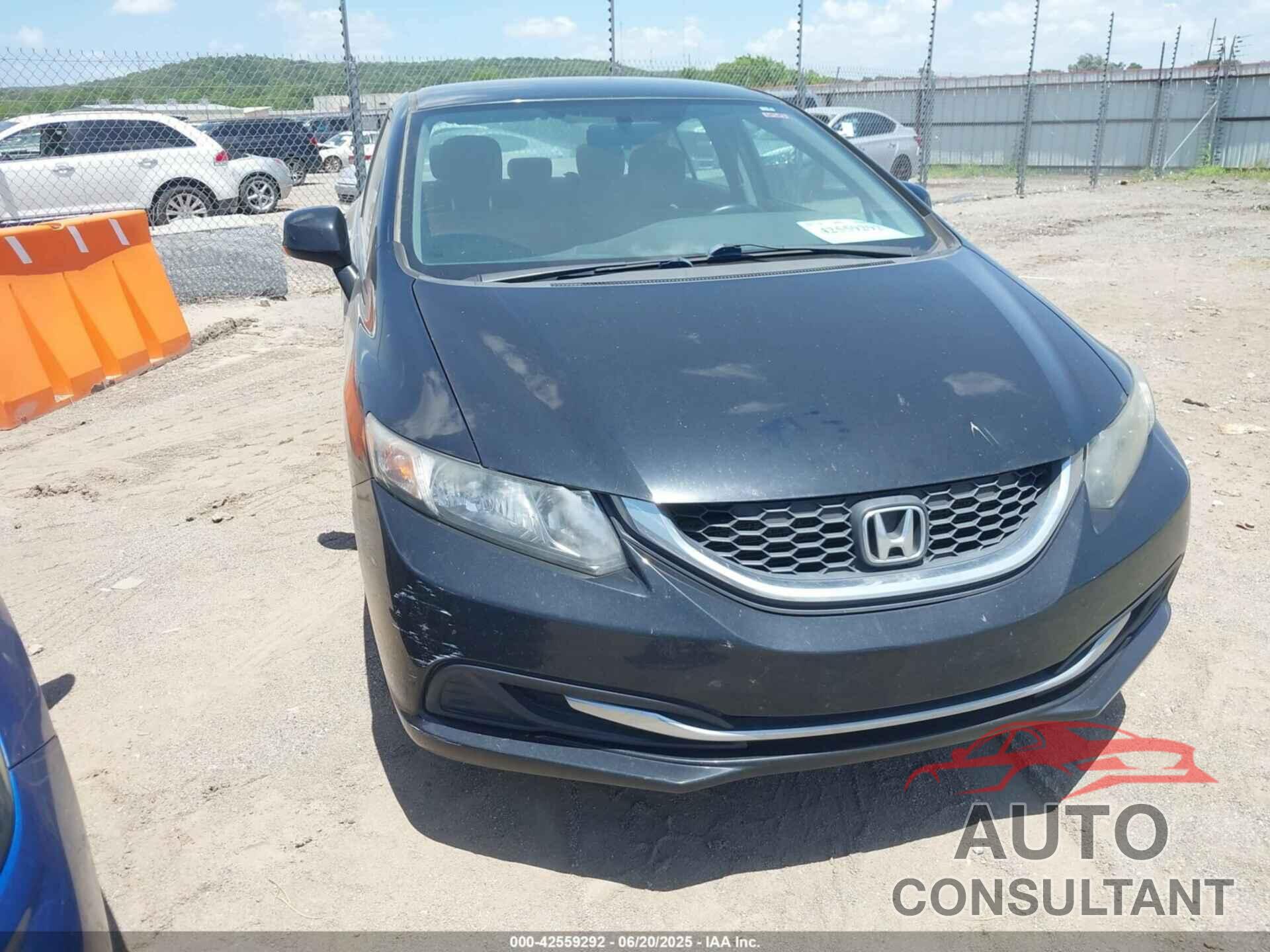 HONDA CIVIC 2013 - 19XFB2F59DE082777