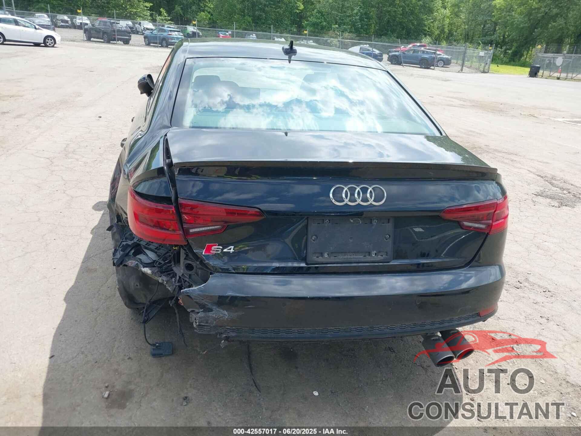 AUDI S4 2019 - WAUB4AF41KA091531