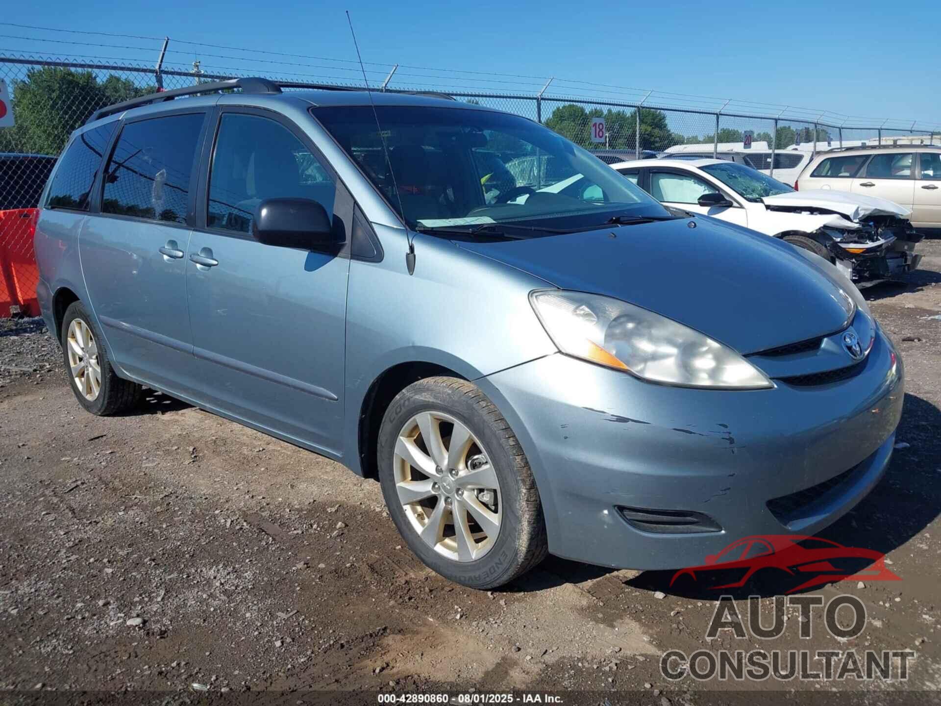 TOYOTA SIENNA 2009 - 5TDZK23C995272592