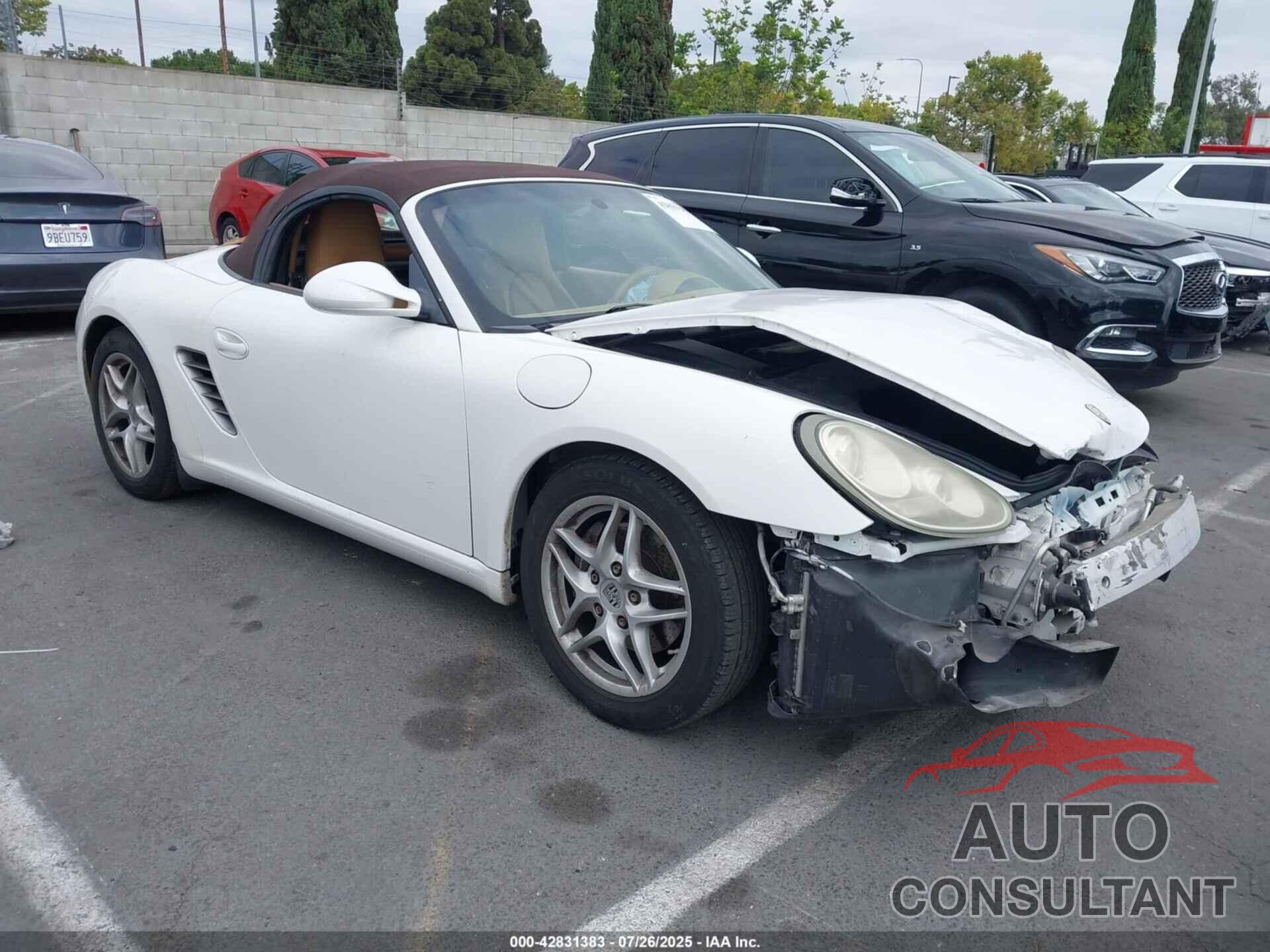 PORSCHE BOXSTER 2012 - WP0CA2A87CS710225