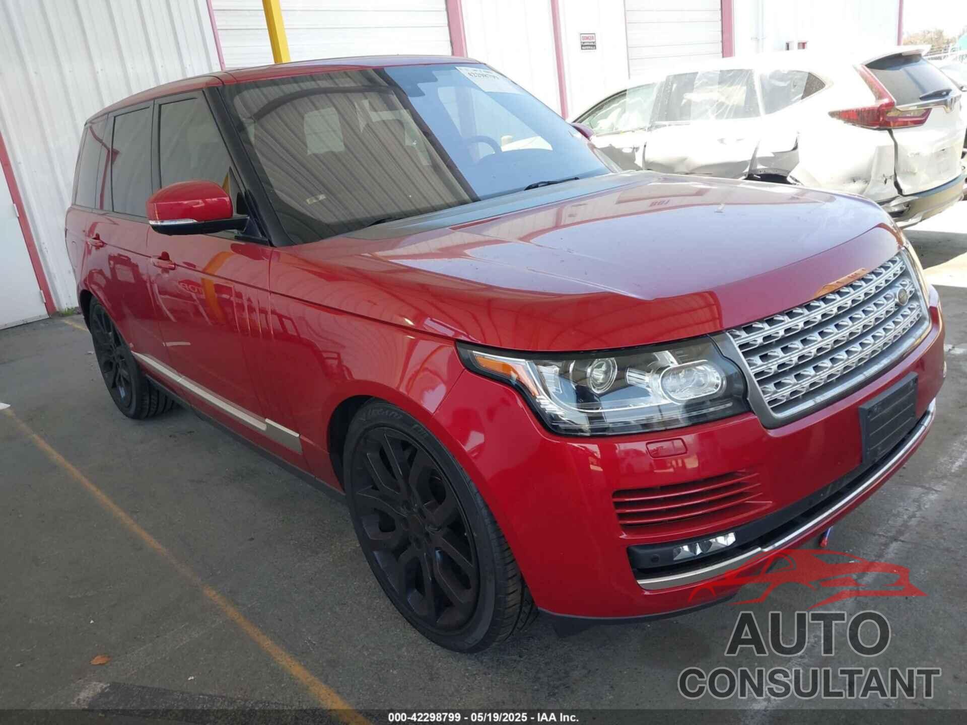 LAND ROVER RANGE ROVER 2016 - SALGS2PFXGA316291
