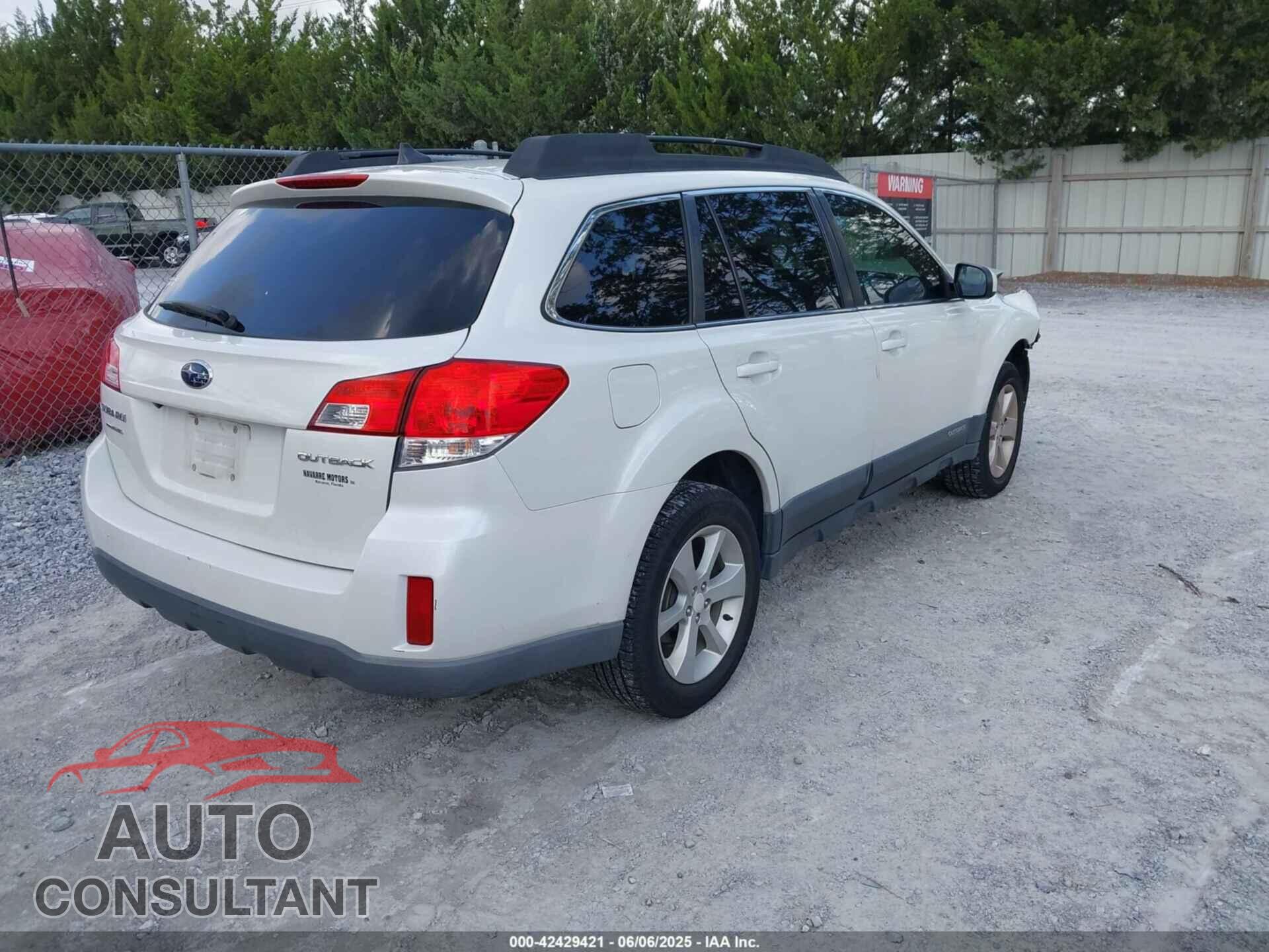 SUBARU OUTBACK 2014 - 4S4BRCCC1E3206094