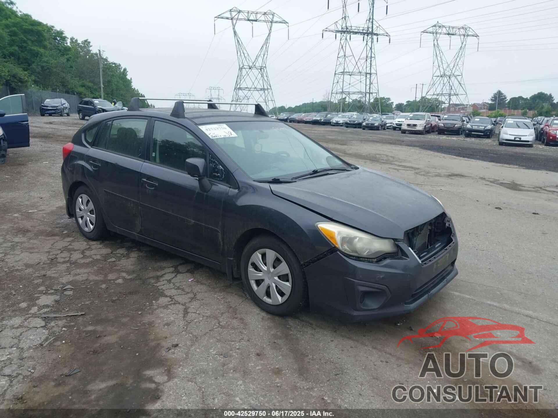 SUBARU IMPREZA 2012 - JF1GPAC62CH210448