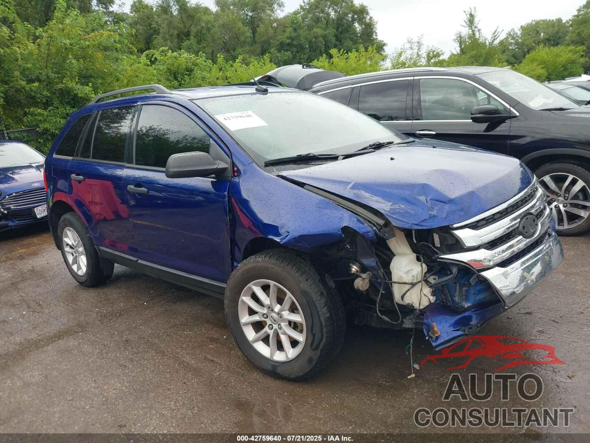 FORD EDGE 2013 - 2FMDK3GC2DBB74309
