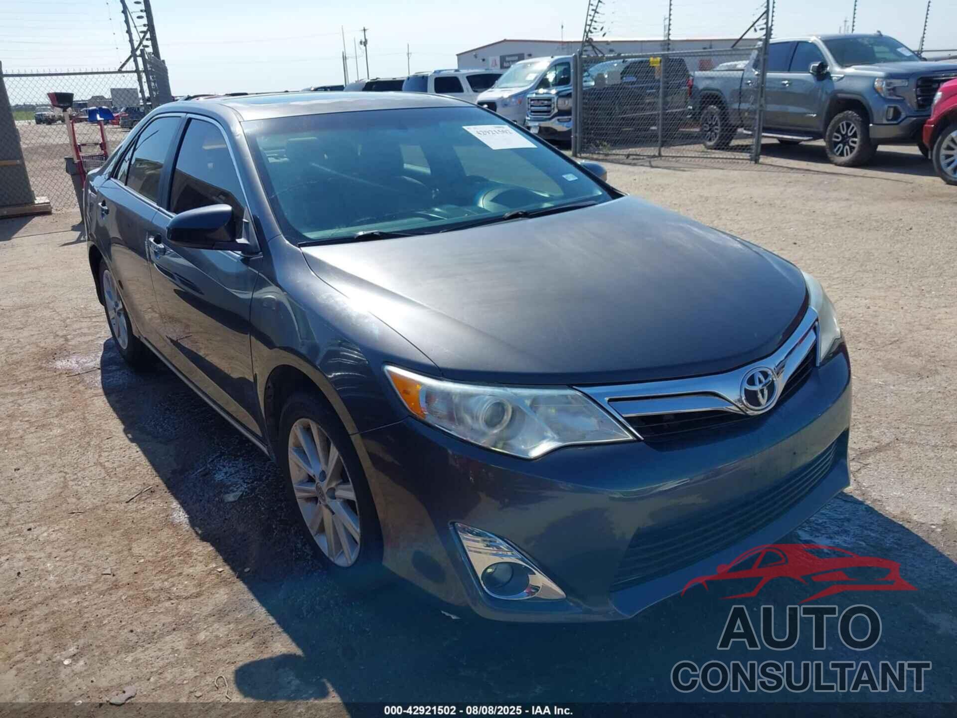 TOYOTA CAMRY 2012 - 4T4BF1FKXCR184898