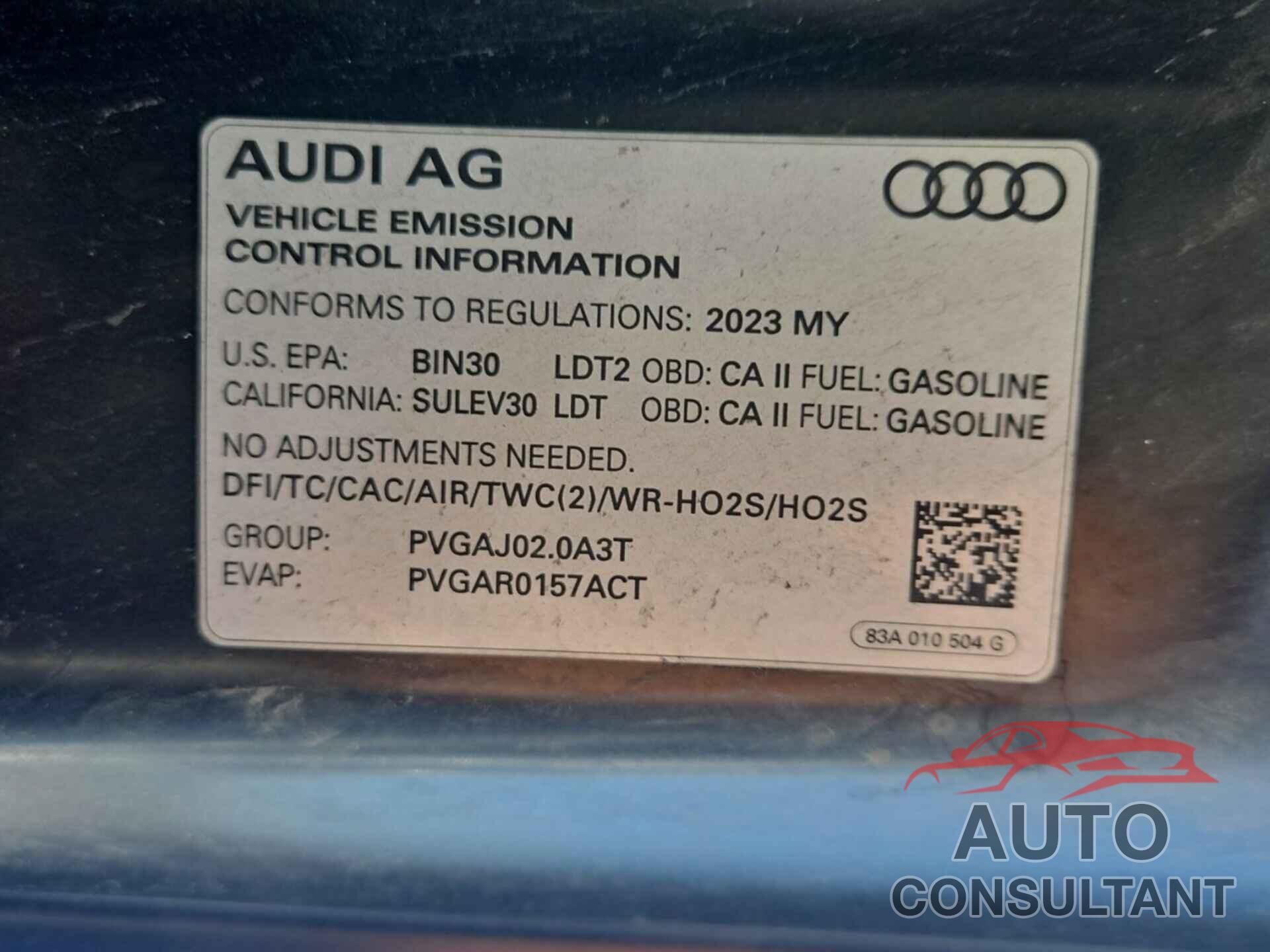 AUDI Q3 2023 - WA1DECF31P1081272