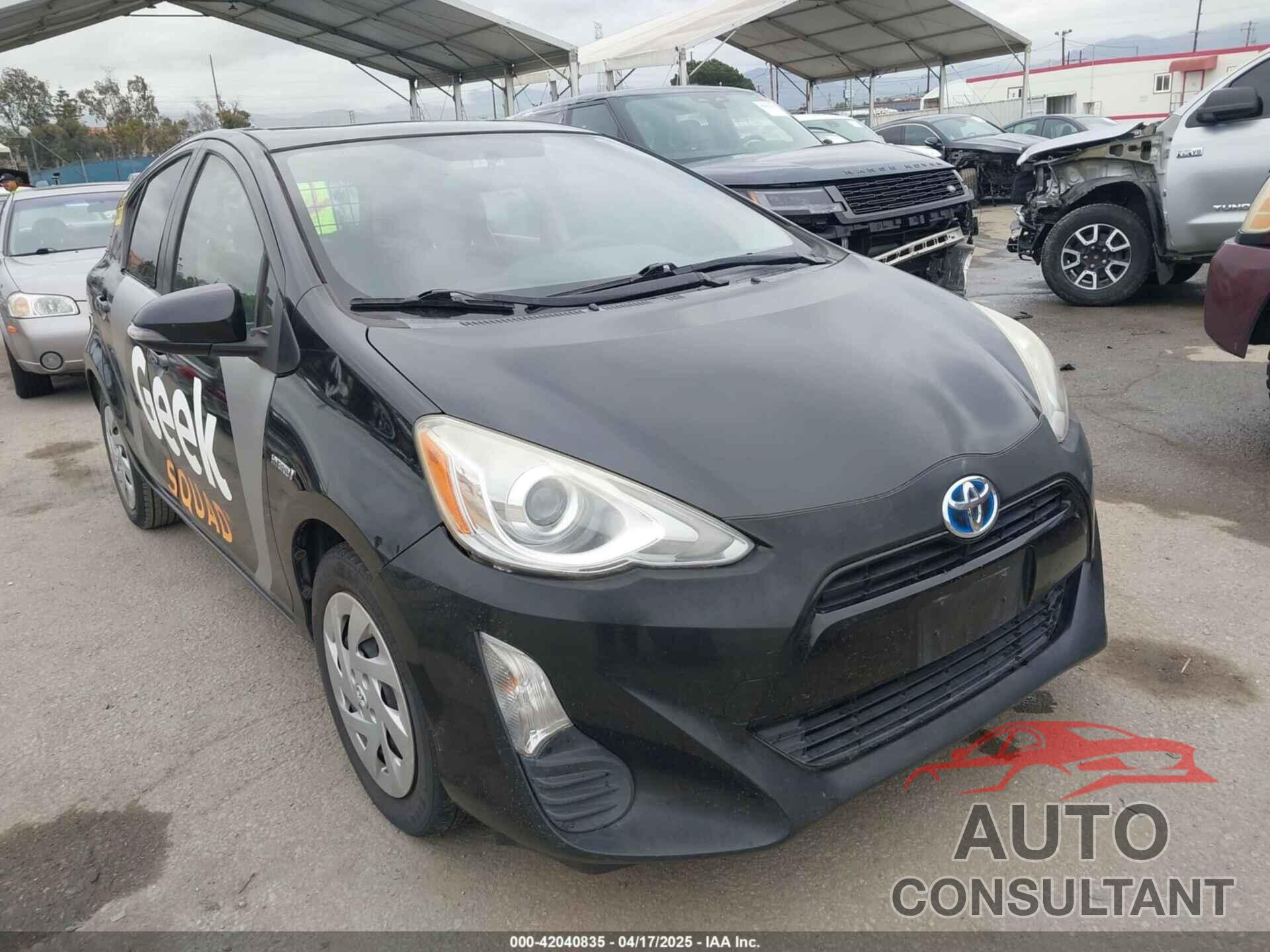 TOYOTA PRIUS C 2016 - JTDKDTB30G1125011