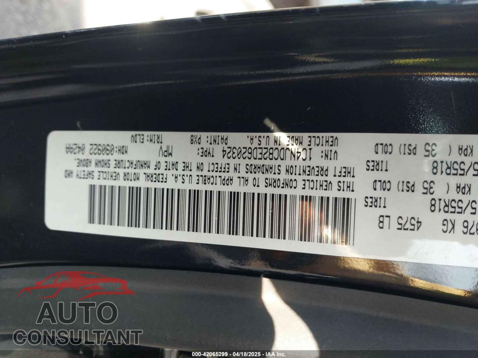 JEEP COMPASS 2014 - 1C4NJDCB2ED620324