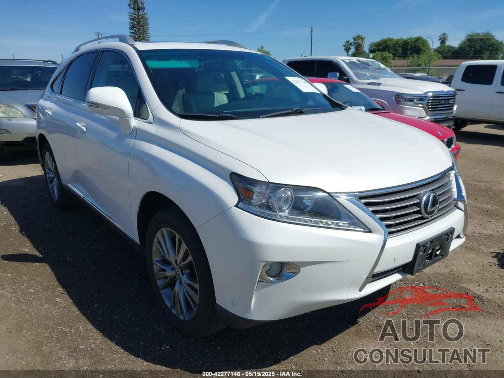 LEXUS RX 350 2013 - 2T2ZK1BA3DC123635