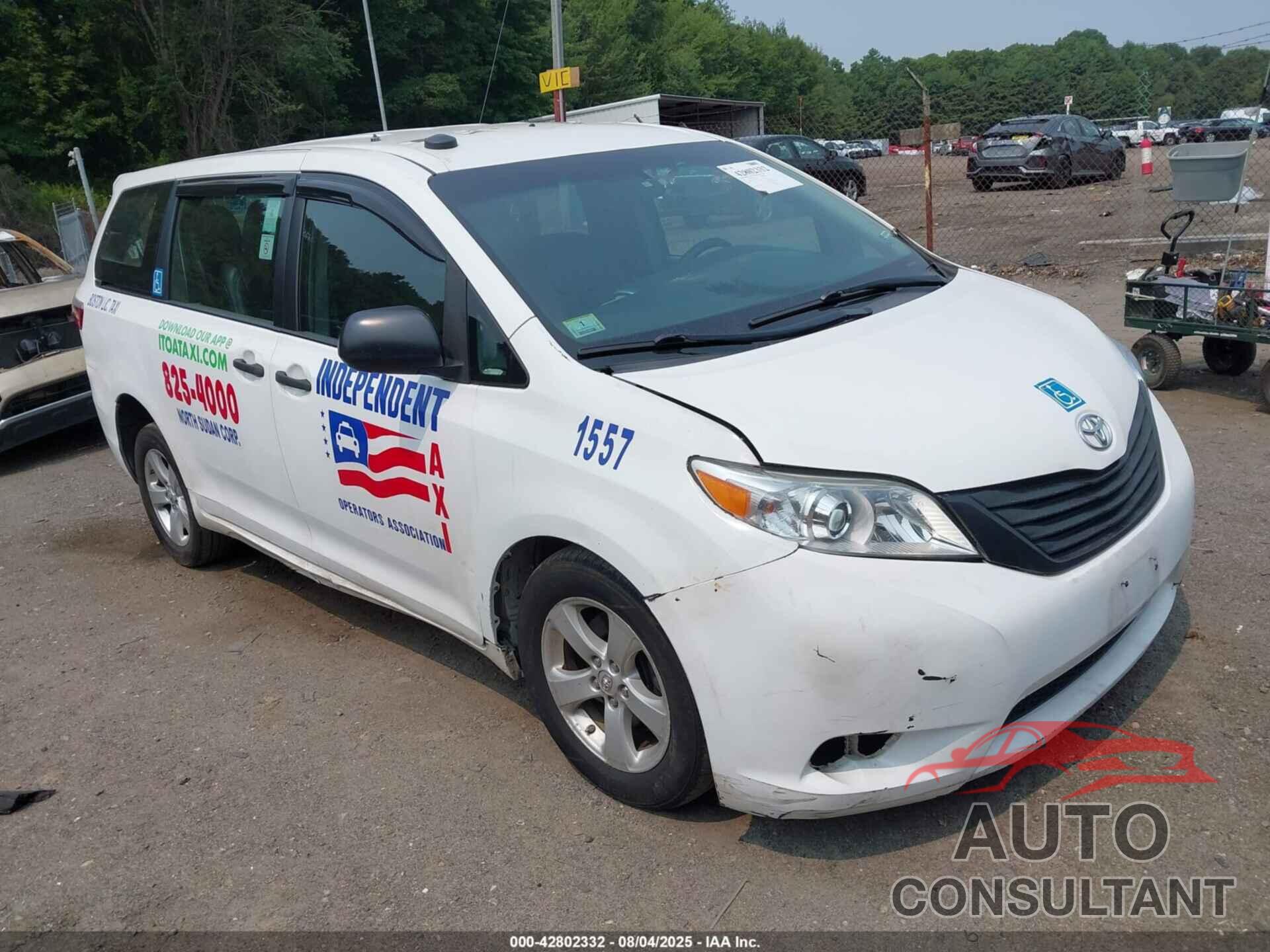 TOYOTA SIENNA 2017 - 5TDZZ3DC0HS790119