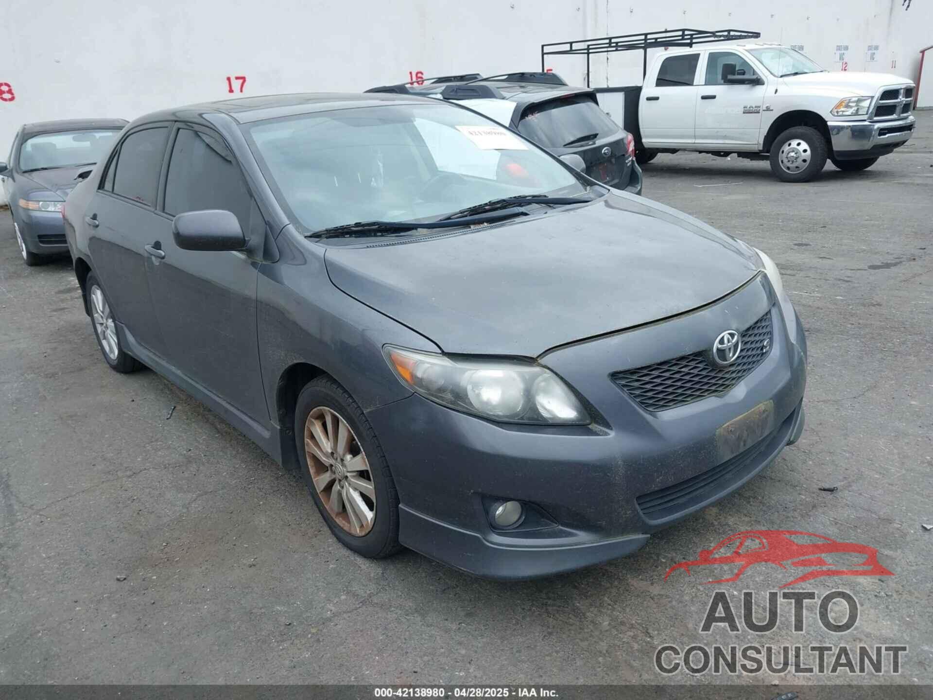 TOYOTA COROLLA 2009 - 1NXBU40E39Z065572