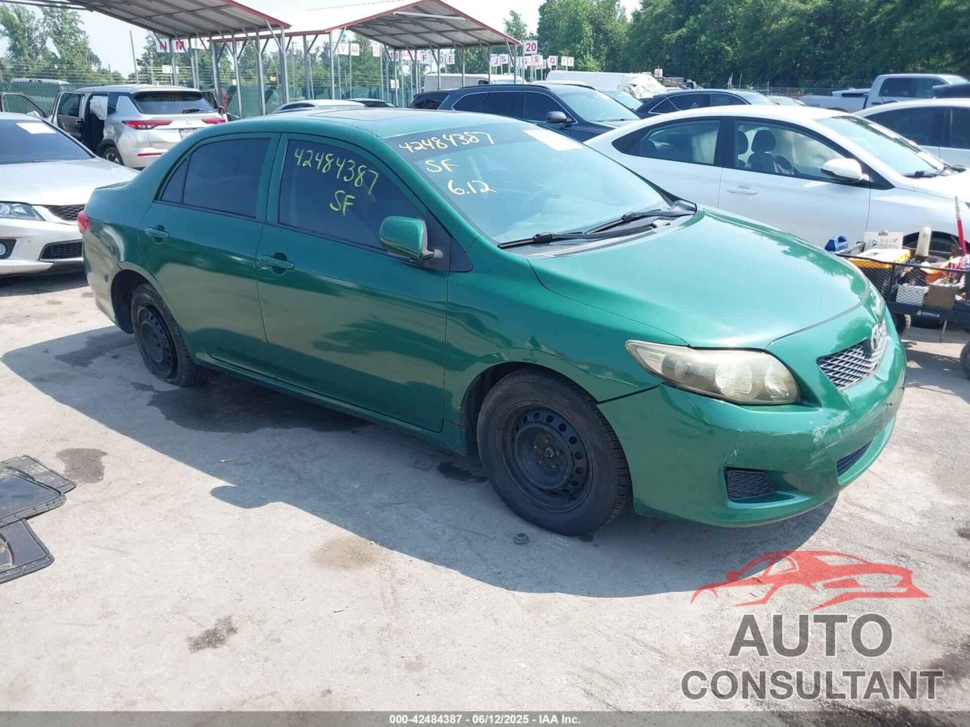TOYOTA COROLLA 2009 - 1NXBU40E39Z074675