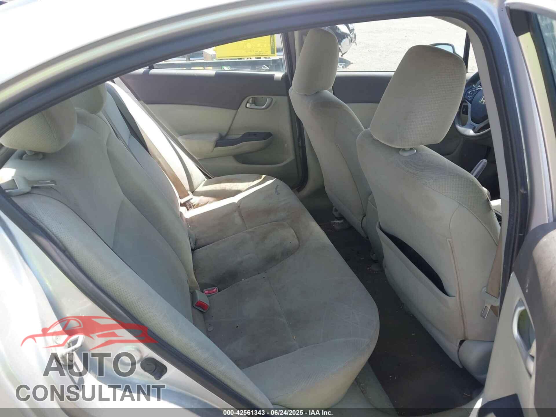 HONDA CIVIC 2012 - 19XFB2F59CE355666