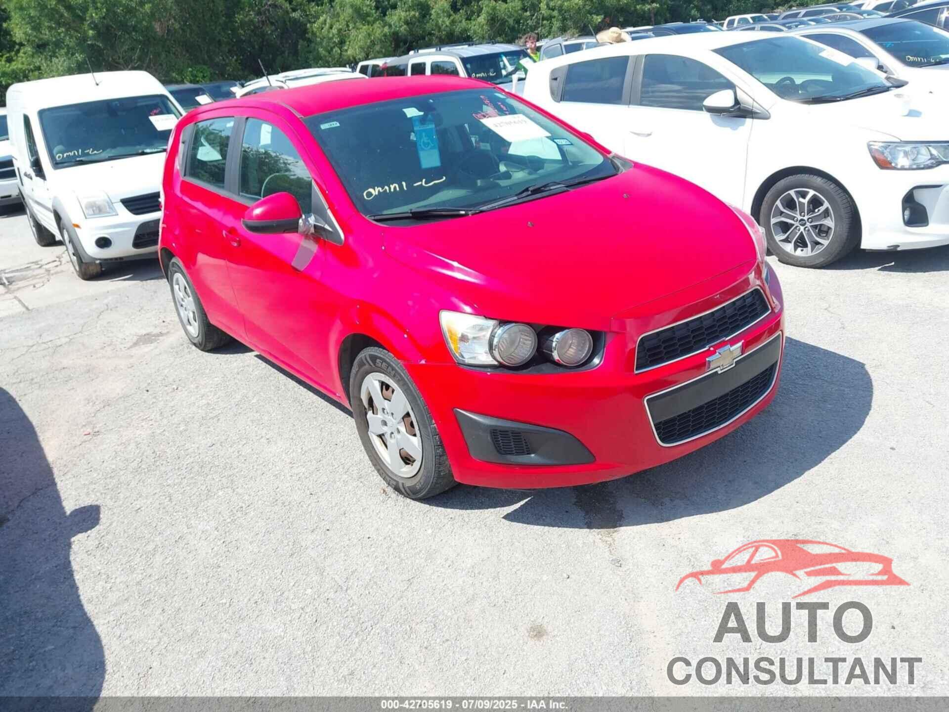 CHEVROLET SONIC 2015 - 1G1JA6SH8F4159267