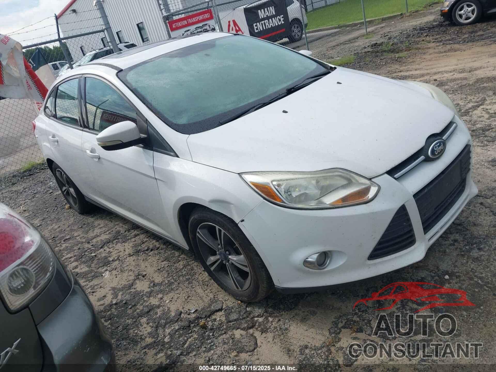 FORD FOCUS 2014 - 1FADP3F24EL243863