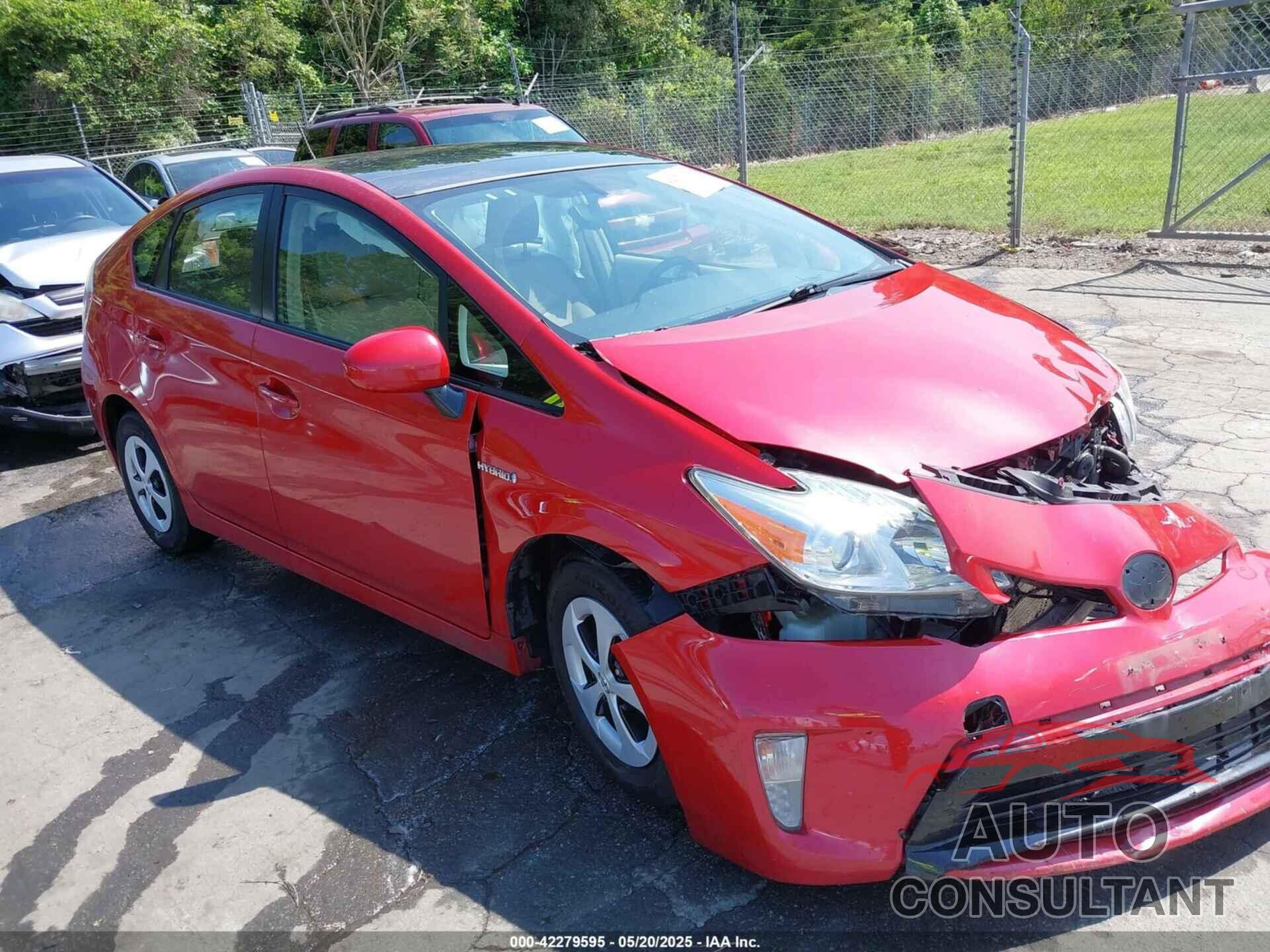 TOYOTA PRIUS 2013 - JTDKN3DU2D1624794