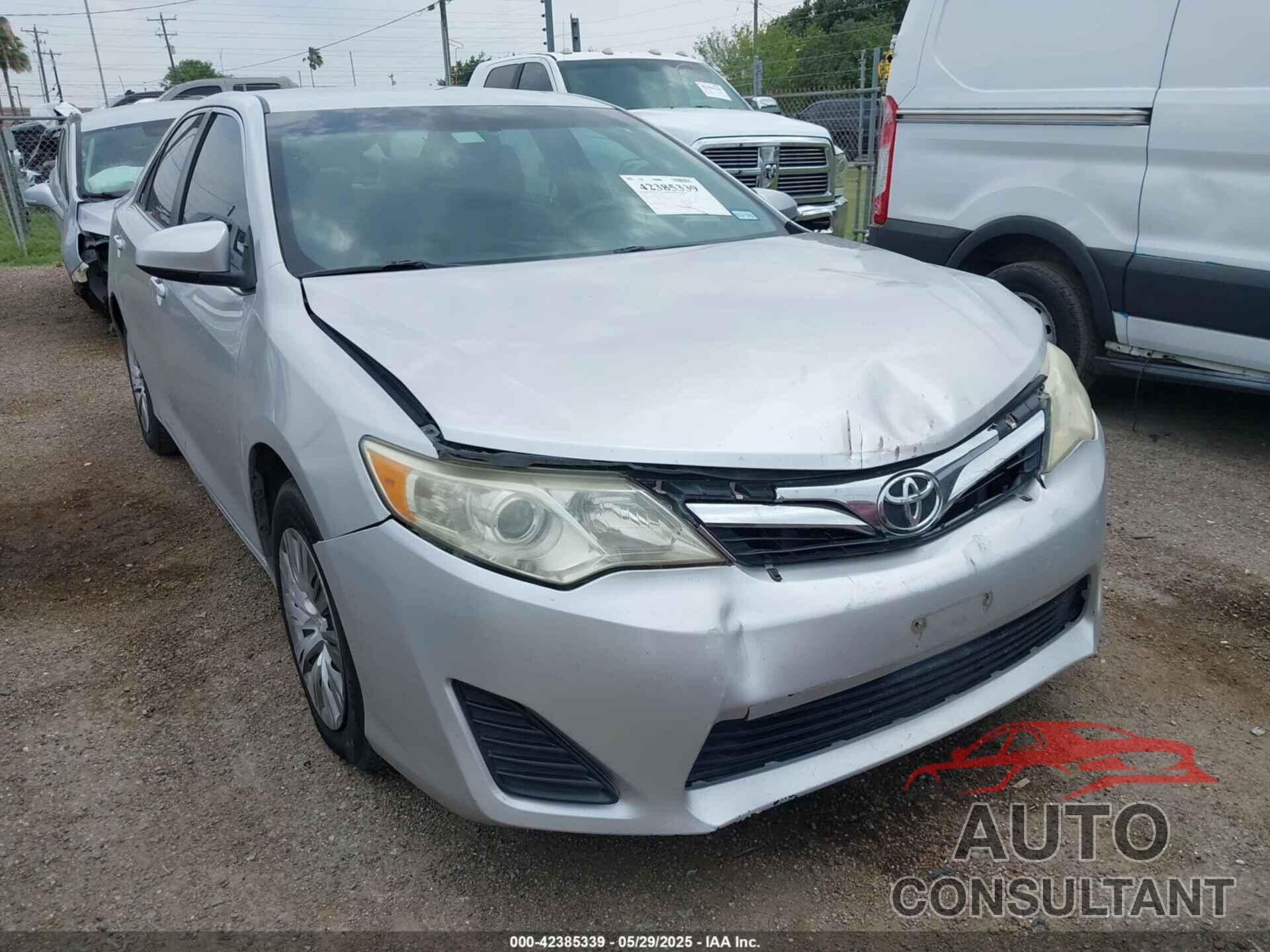 TOYOTA CAMRY 2012 - 4T1BF1FK2CU072770