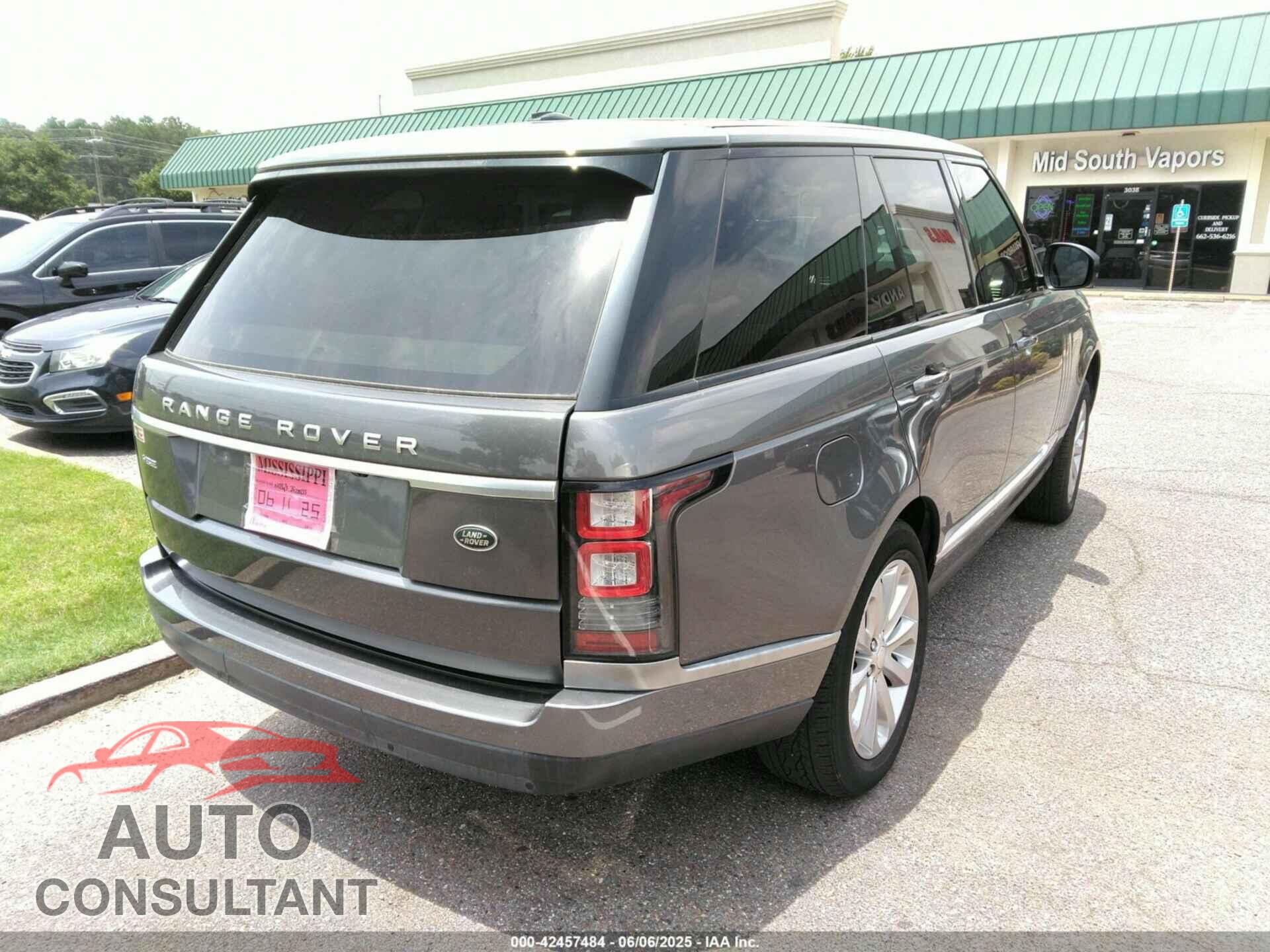 LAND ROVER RANGE ROVER 2015 - SALGS2VF2FA204215