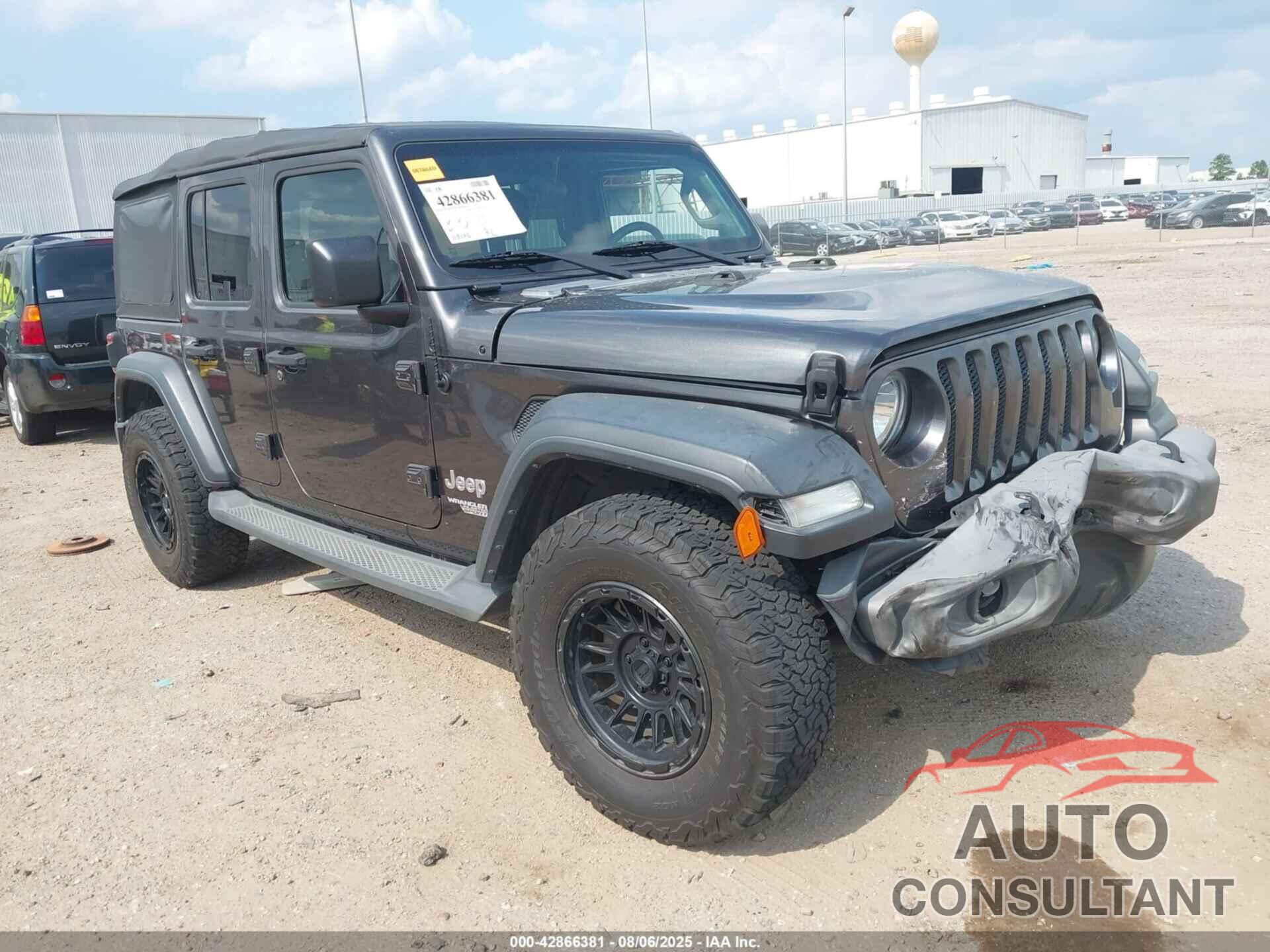 JEEP WRANGLER UNLIMITED 2018 - 1C4HJXDG9JW152941