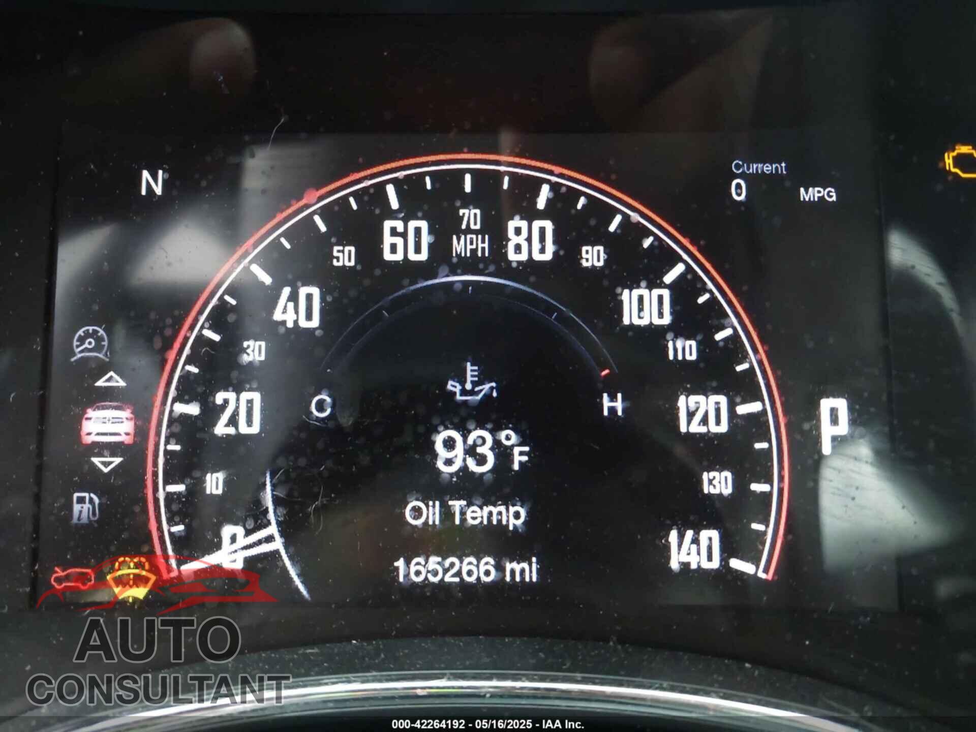 DODGE DURANGO 2016 - 1C4RDJDG3GC374717