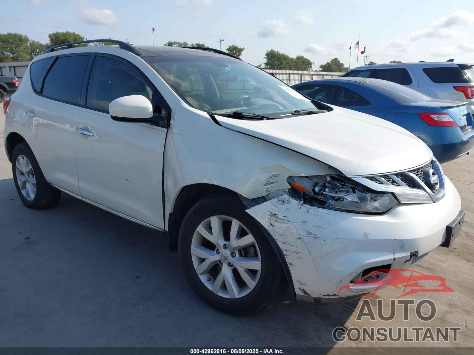 NISSAN MURANO 2013 - JN8AZ1MU9DW214036