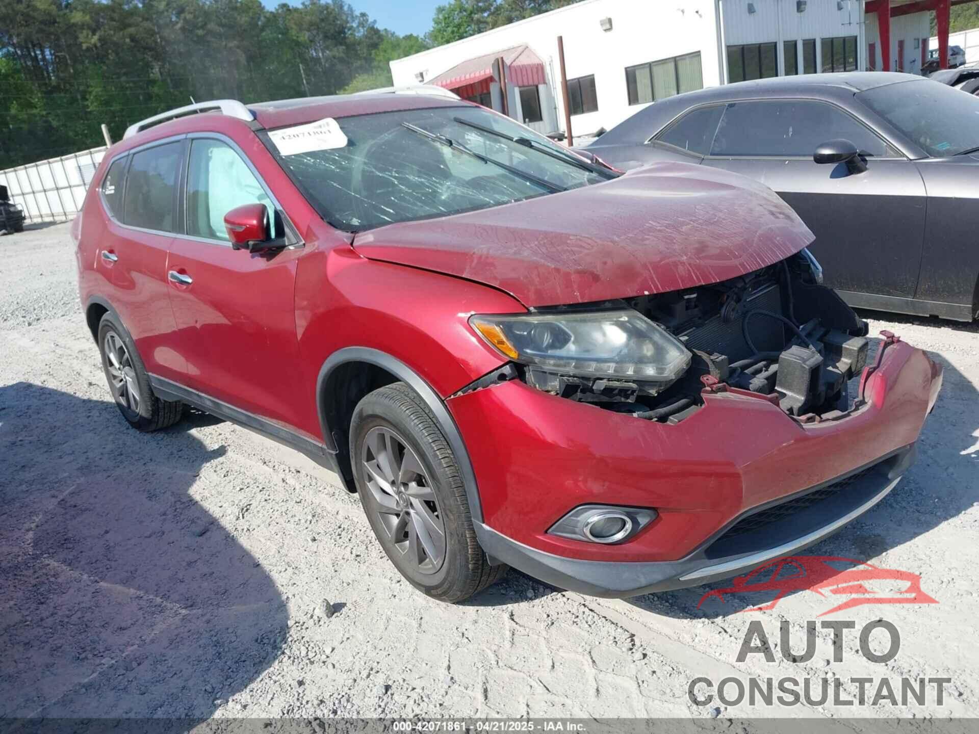 NISSAN ROGUE 2016 - 5N1AT2MT5GC871394