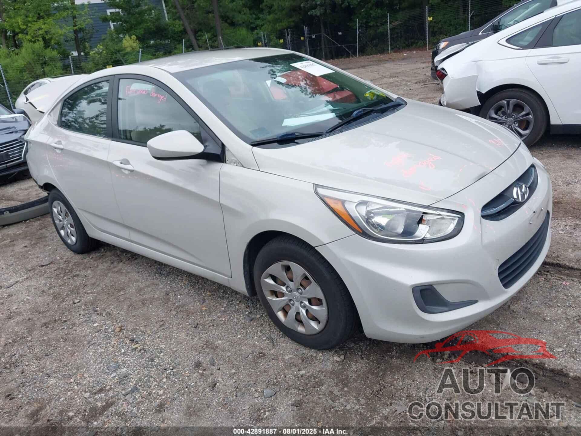 HYUNDAI ACCENT 2016 - KMHCT4AE7GU002901