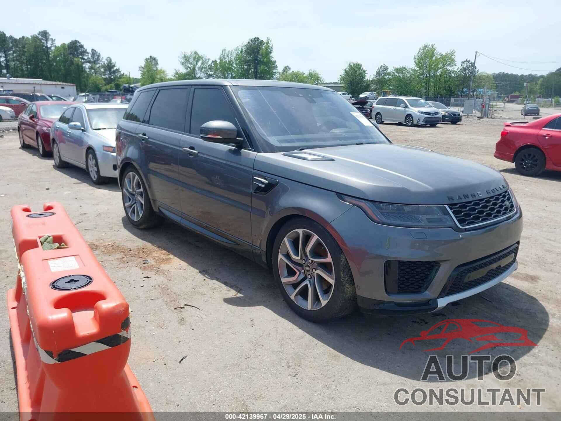 LAND ROVER RANGE ROVER SPORT 2019 - SALWR2RK9KA840316