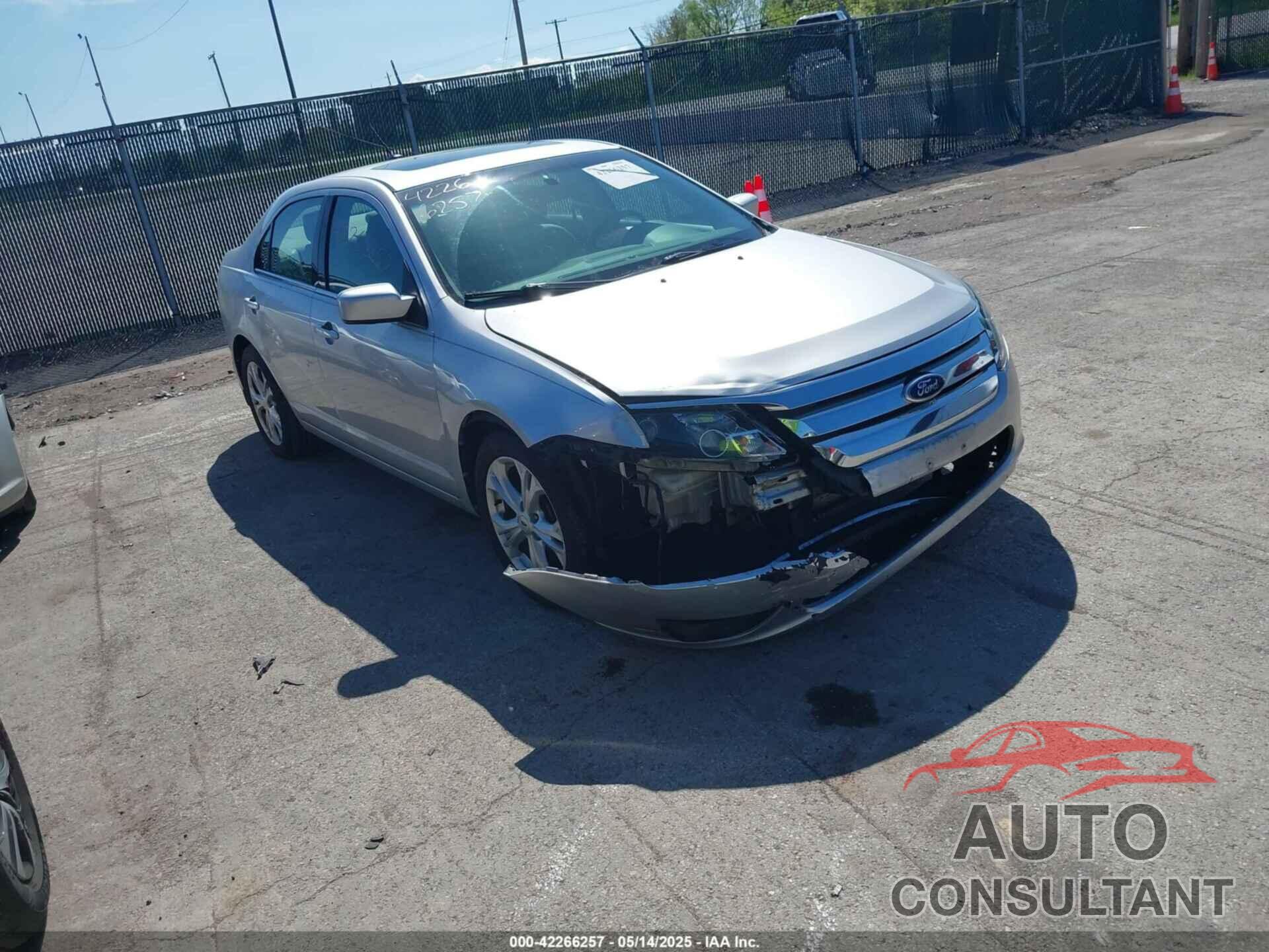 FORD FUSION 2012 - 3FAHP0HA0CR229915