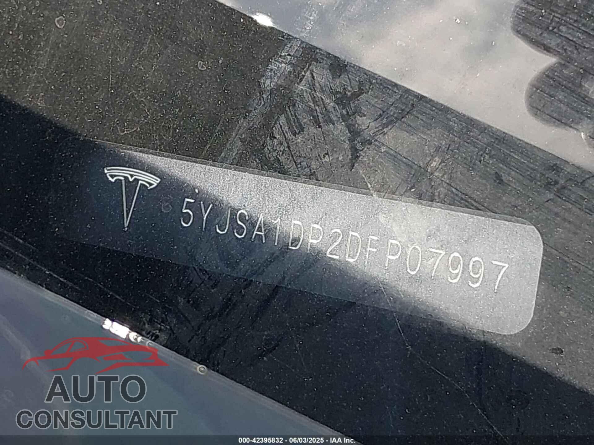 TESLA MODEL S 2013 - 5YJSA1DP2DFP07997