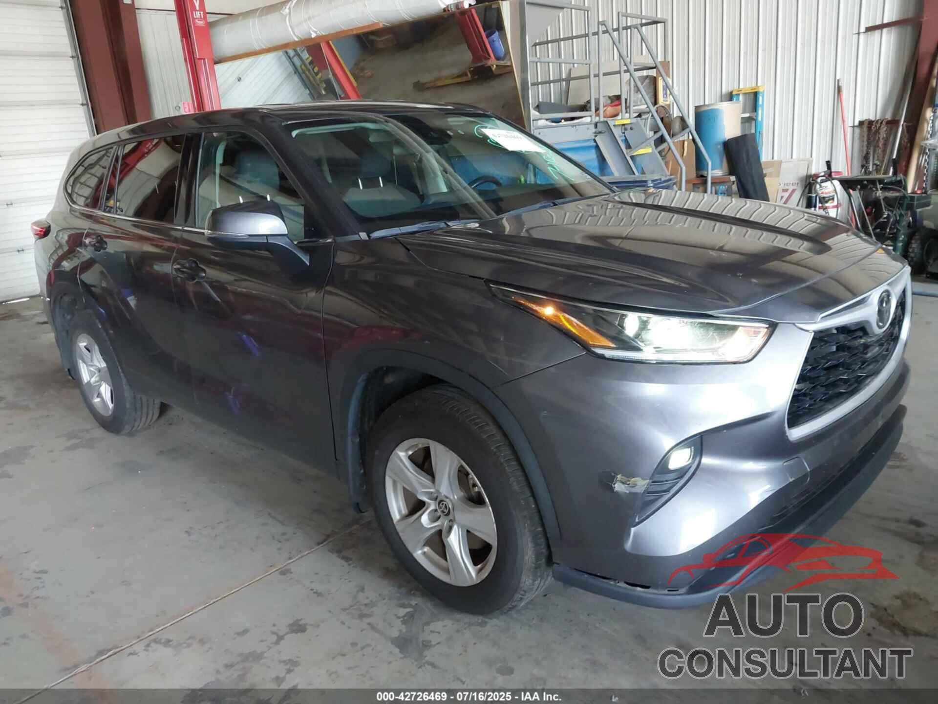 TOYOTA HIGHLANDER 2021 - 5TDBZRBH4MS123650