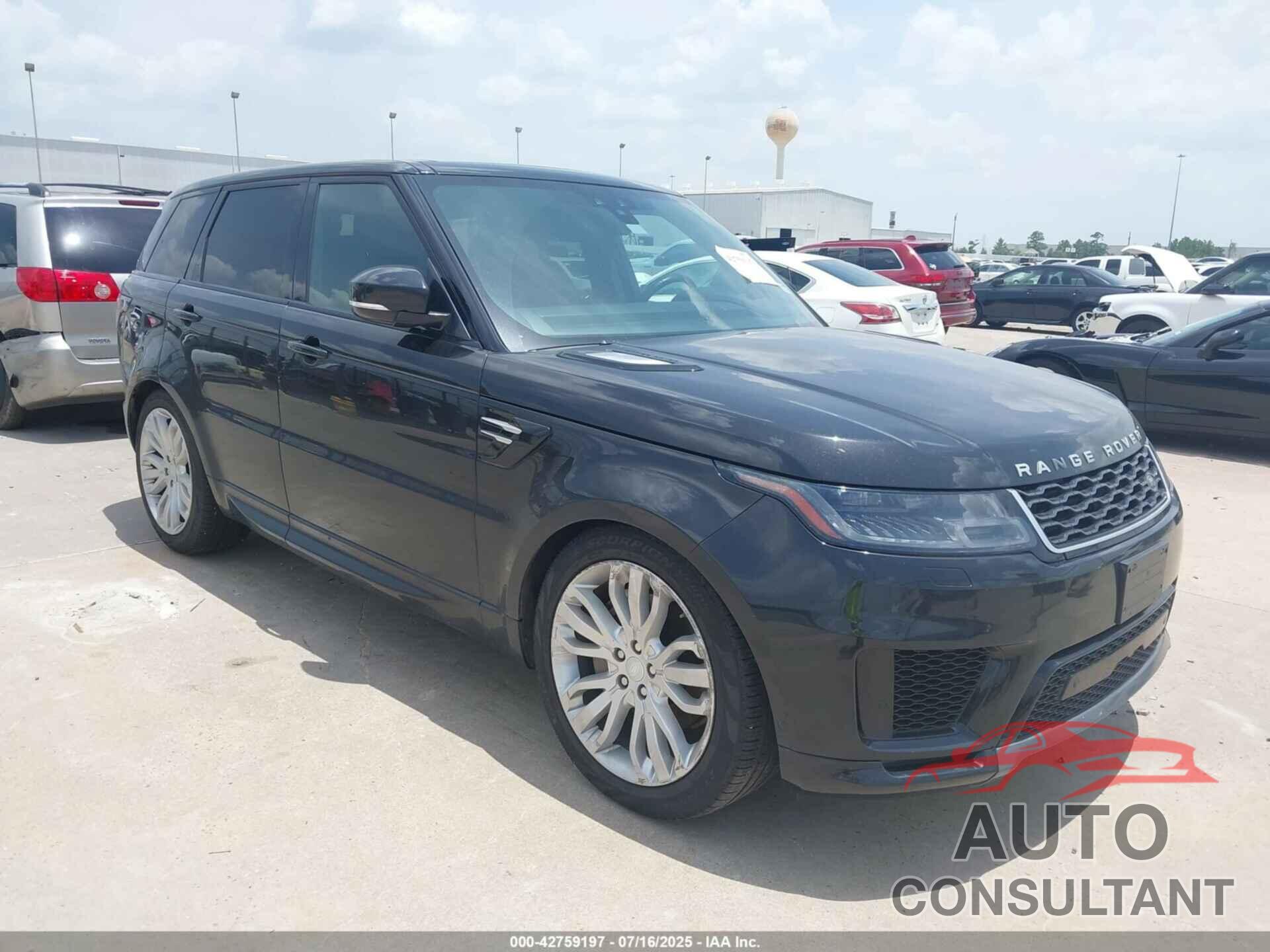 LAND ROVER RANGE ROVER SPORT 2019 - SALWR2RV7KA848425