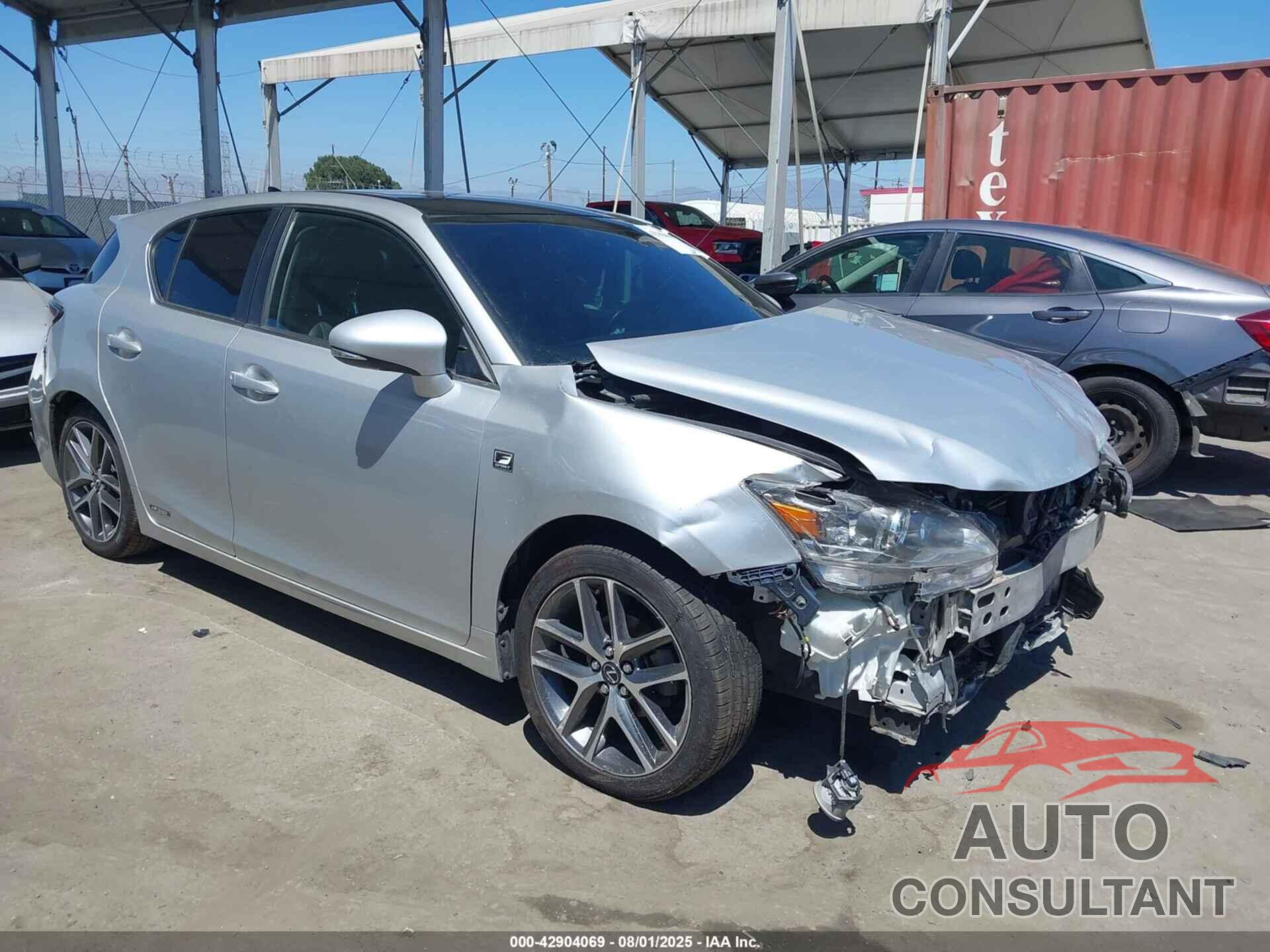 LEXUS CT 200H 2014 - JTHKD5BH1E2200165
