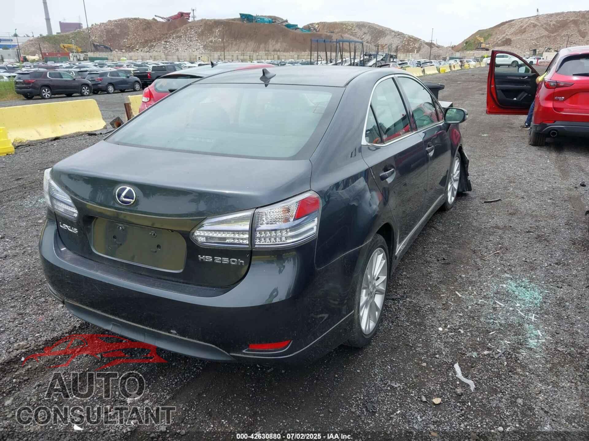 LEXUS HS 250H 2010 - JTHBB1BA9A2000887