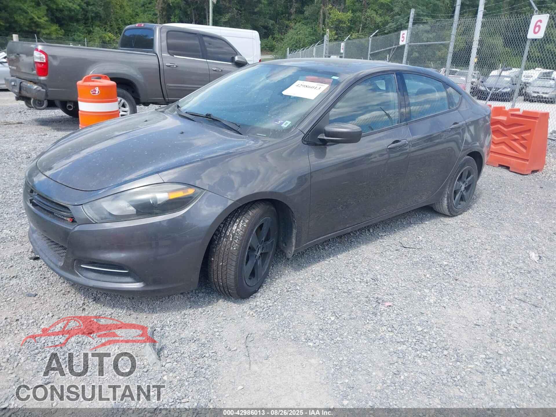 DODGE DART 2015 - 1C3CDFBB3FD236828