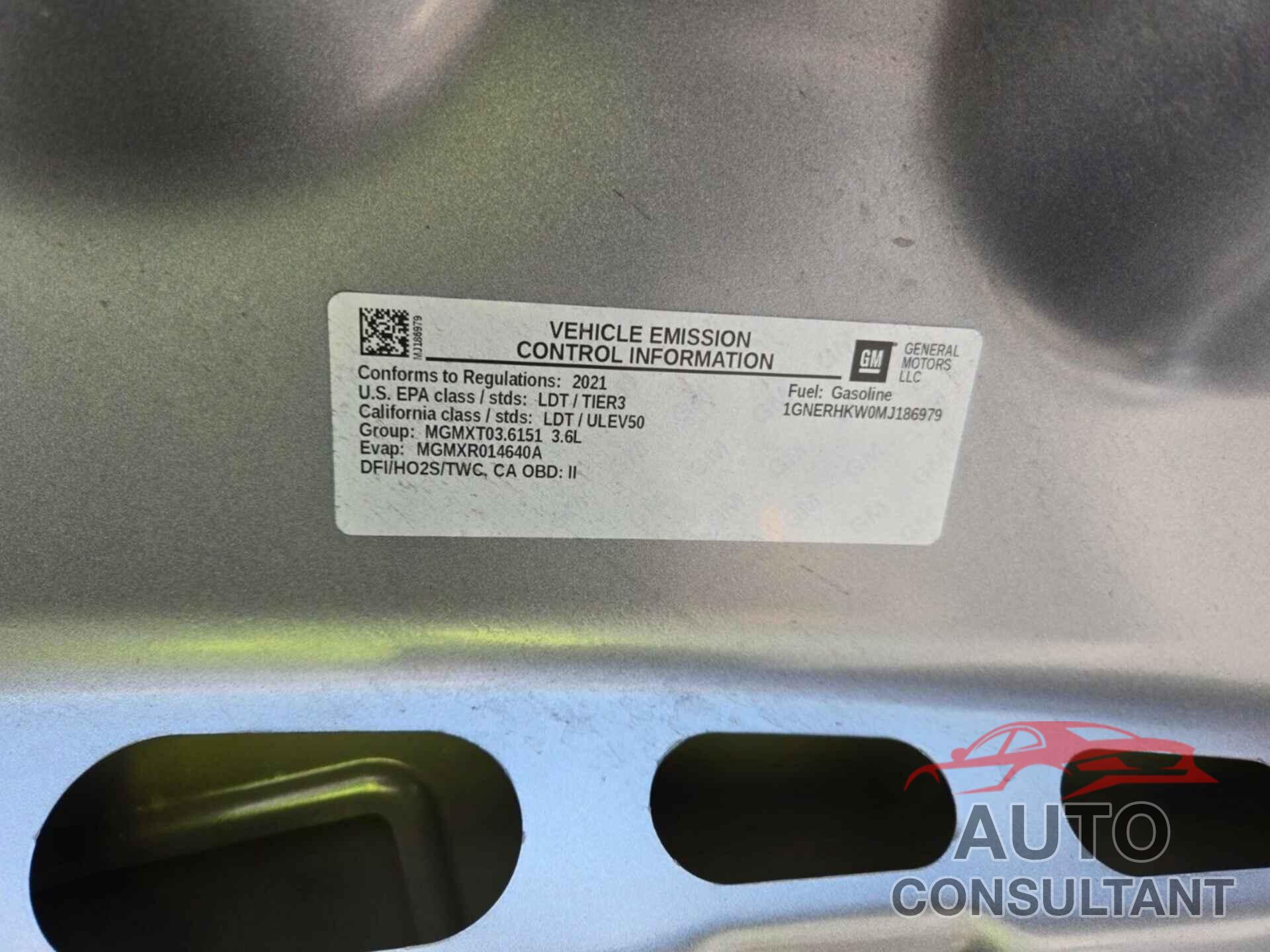 CHEVROLET TRAVERSE 2021 - 1GNERHKW0MJ186979
