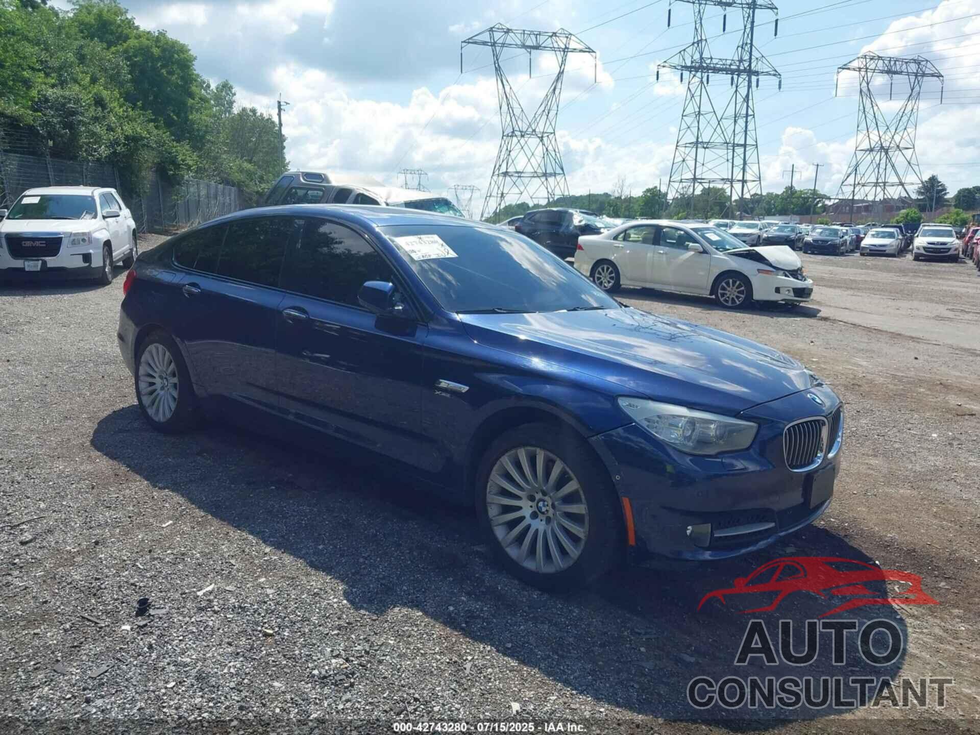 BMW 535I GRAN TURISMO 2011 - WBASP2C57BC338338