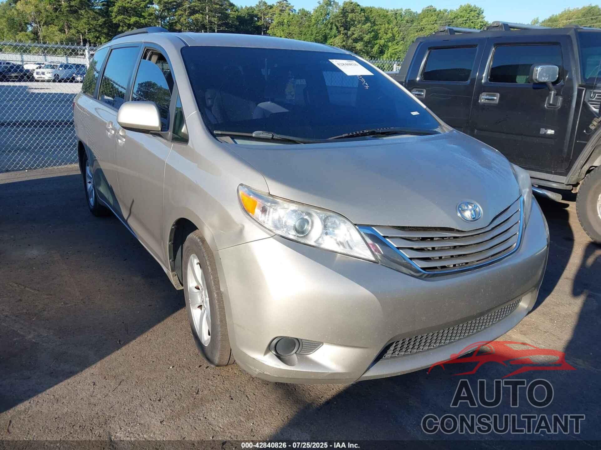 TOYOTA SIENNA 2015 - 5TDKK3DCXFS552524